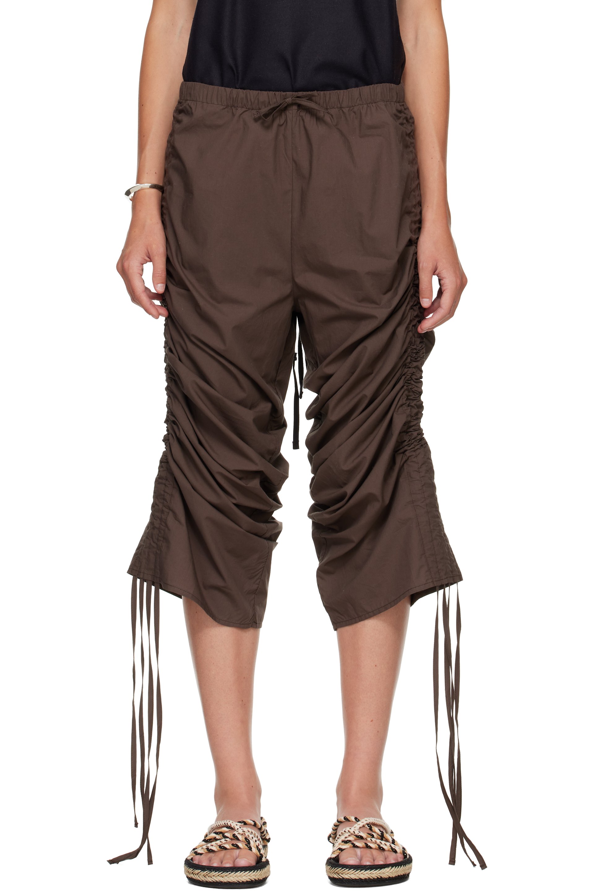 Baserange - SSENSE Exclusive Brown Pictorial Lounge Pants
