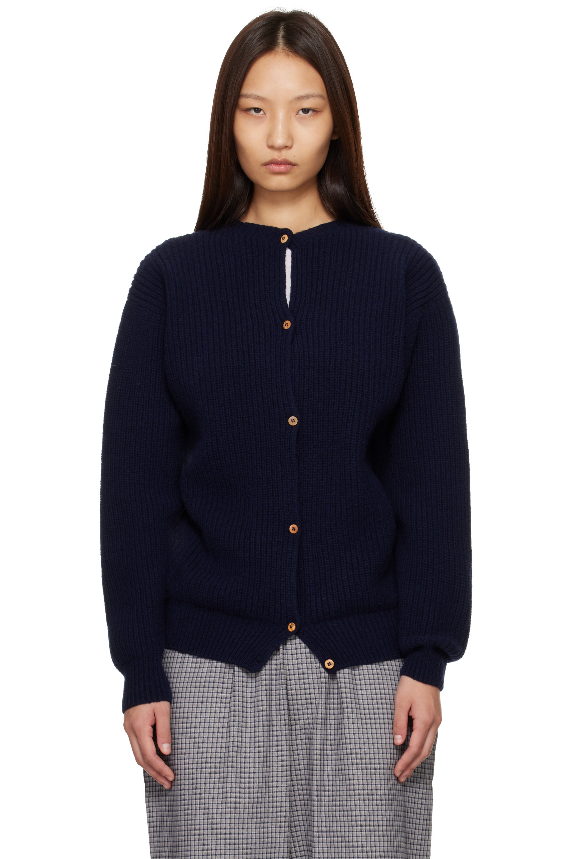 Baserange - Navy Mea Cardigan