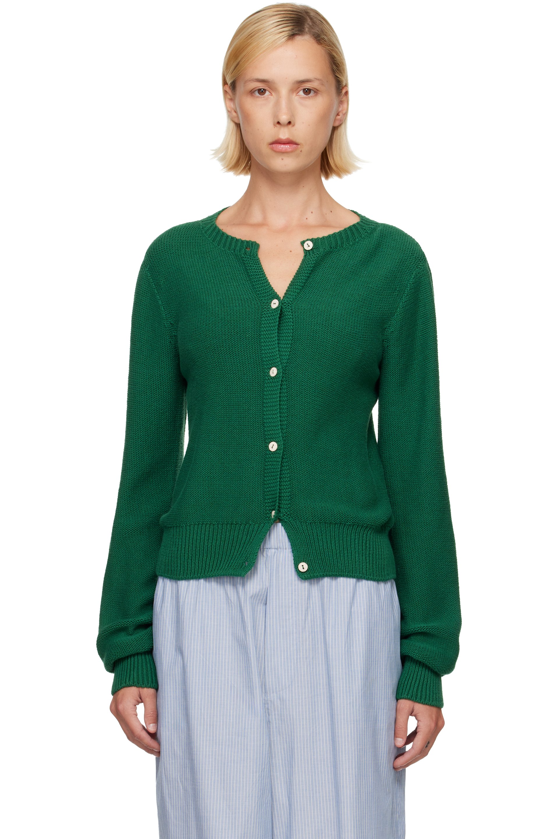 Baserange - Green Tier Cardigan