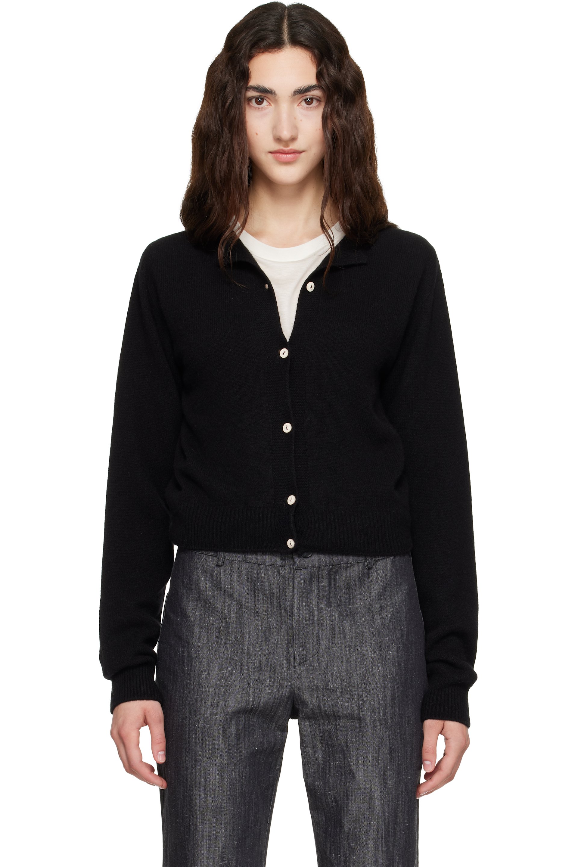 Baserange - Black Tier Cardigan