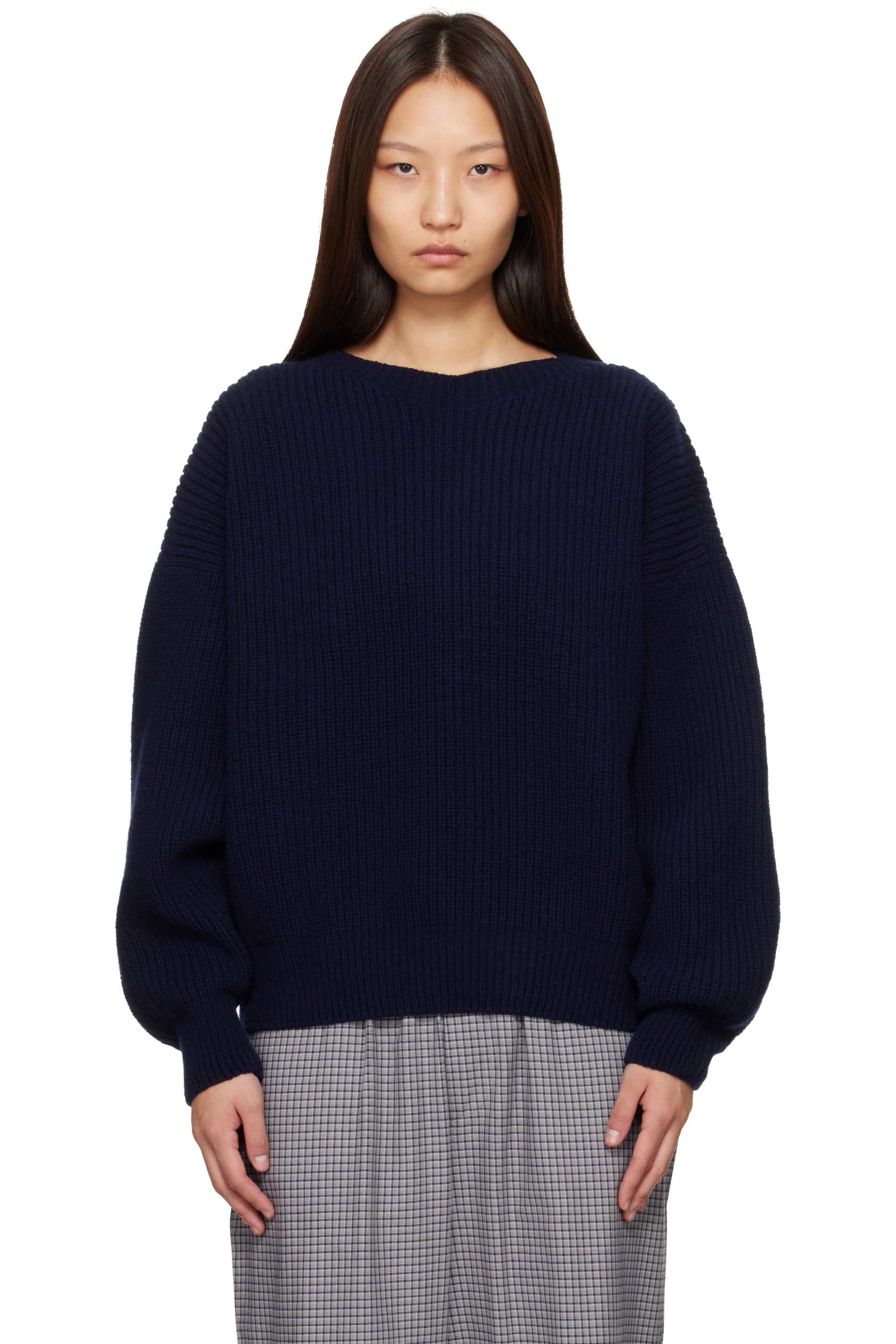 Baserange - Navy Mea Sweater