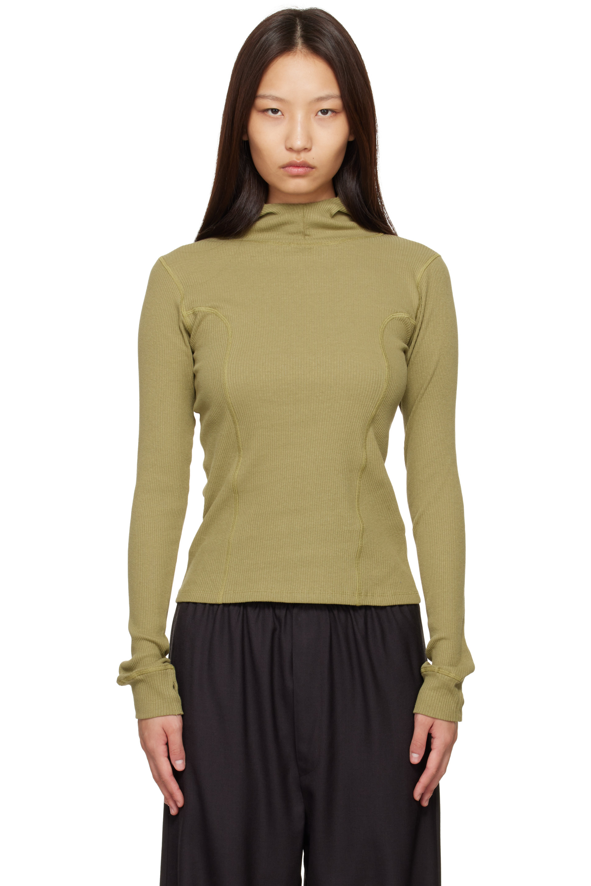 Baserange - Green Hanifa Hoodie