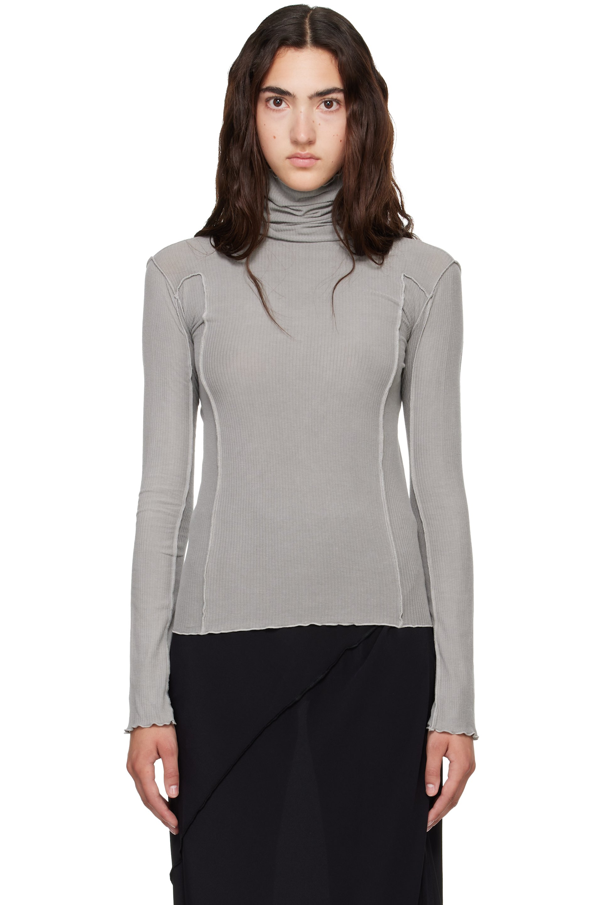 Baserange - Gray Omato Turtleneck