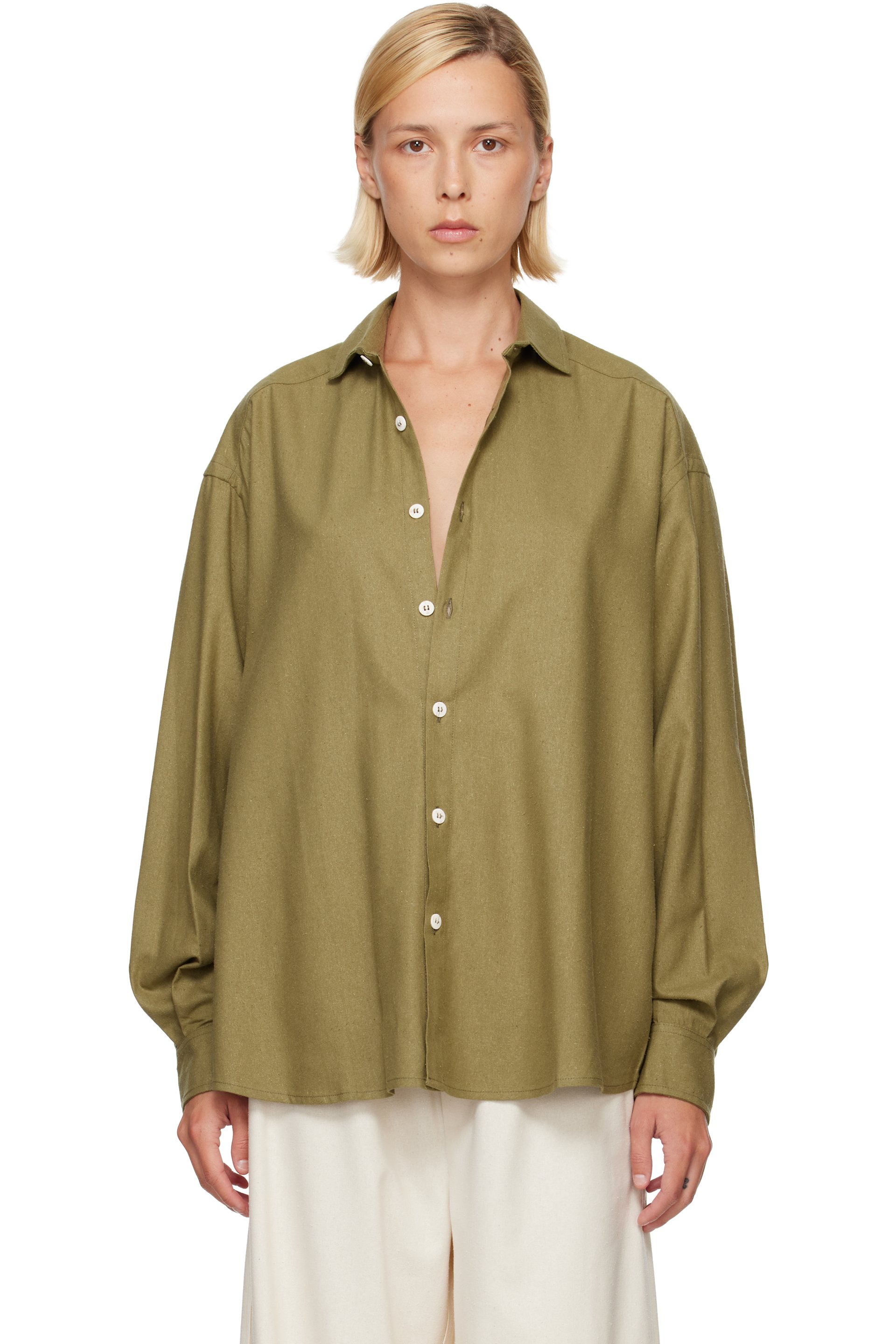 Baserange - Green Wild Shirt
