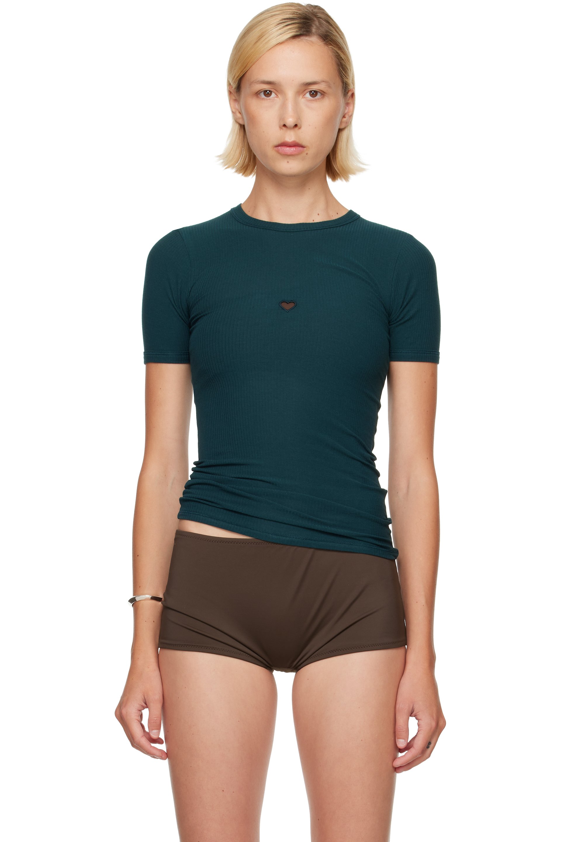 Baserange - Green Heart T-shirt