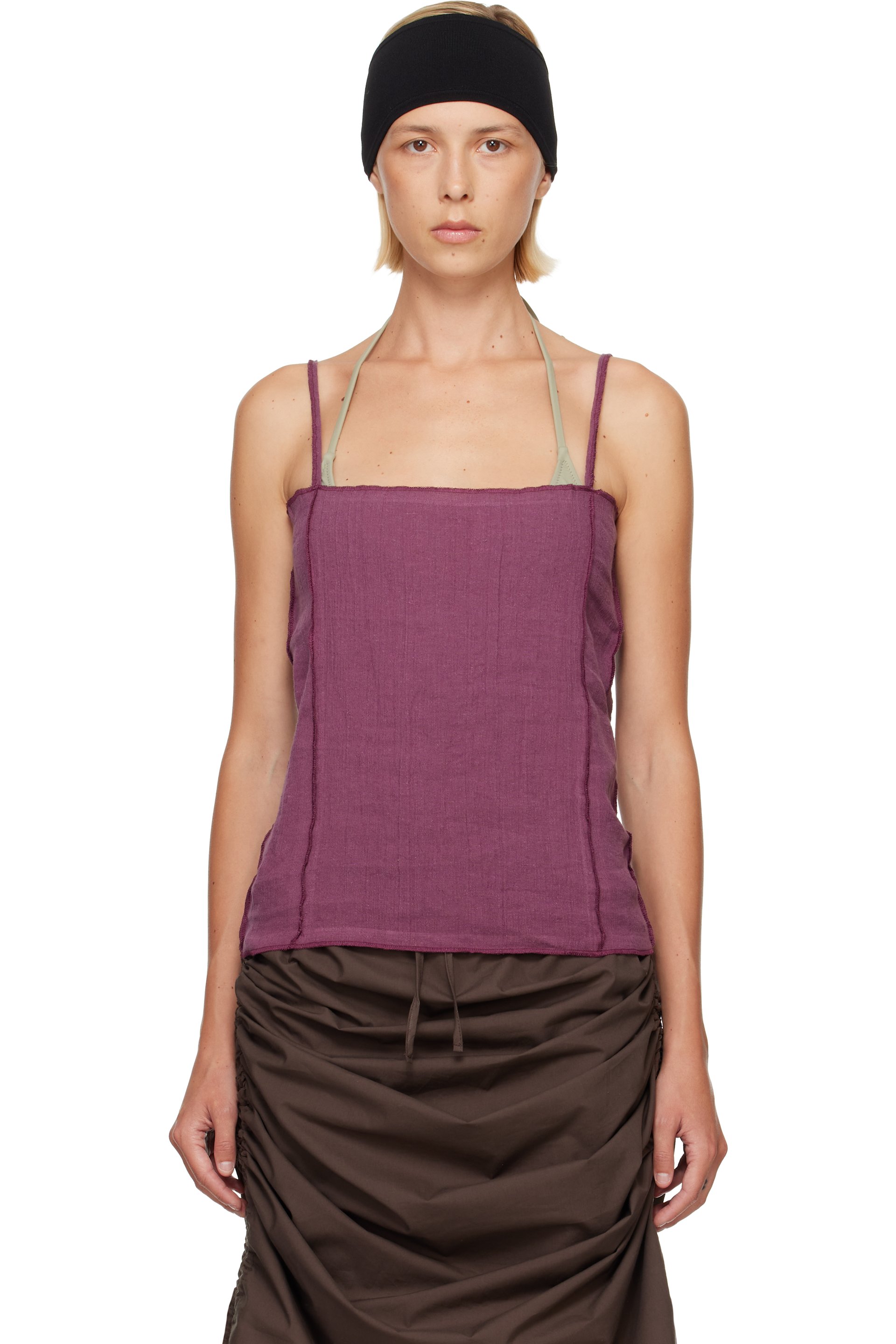 Baserange - Purple Shok Slip Camisole