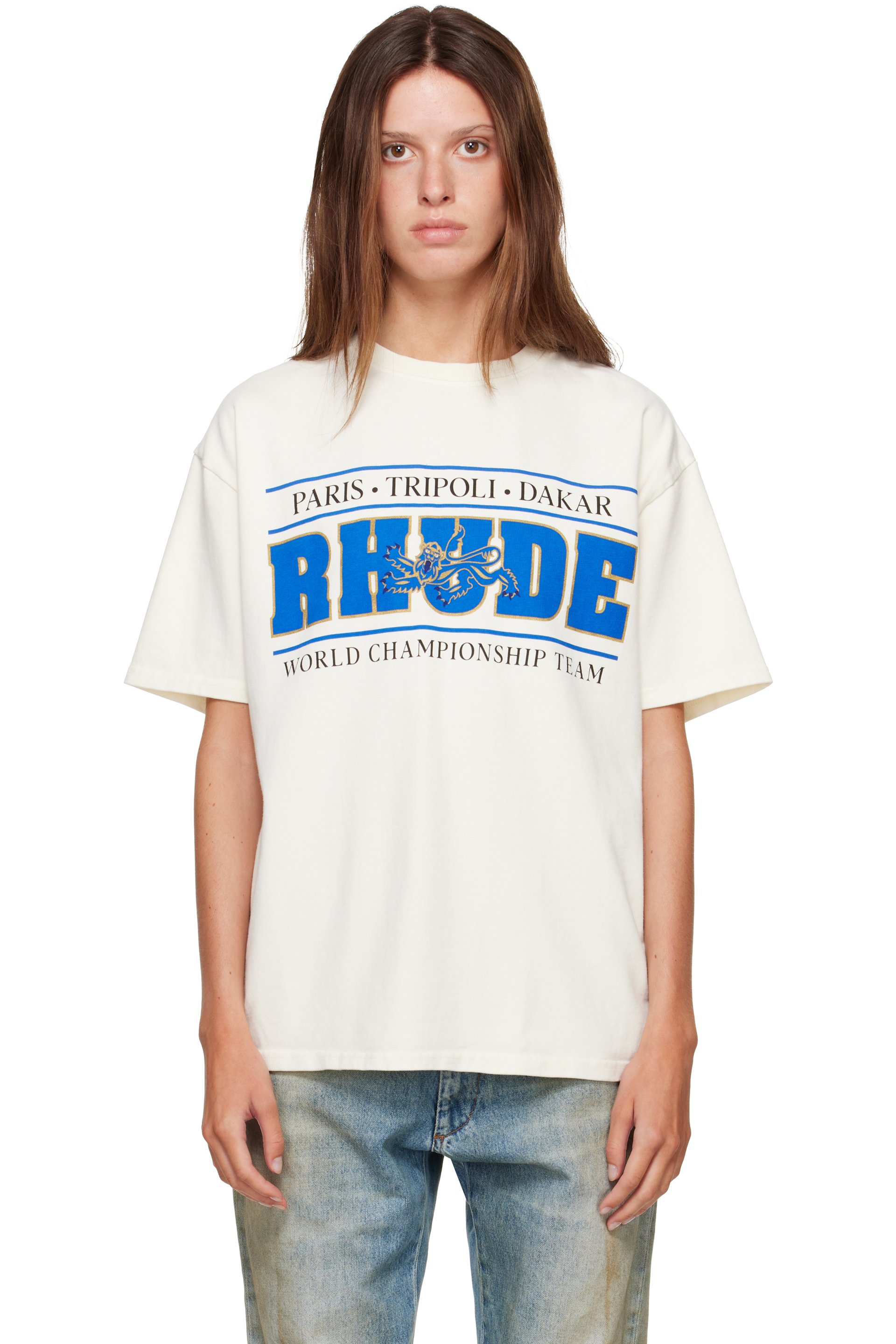 Rhude - Off-White 'Rhude Chrono' T-shirt