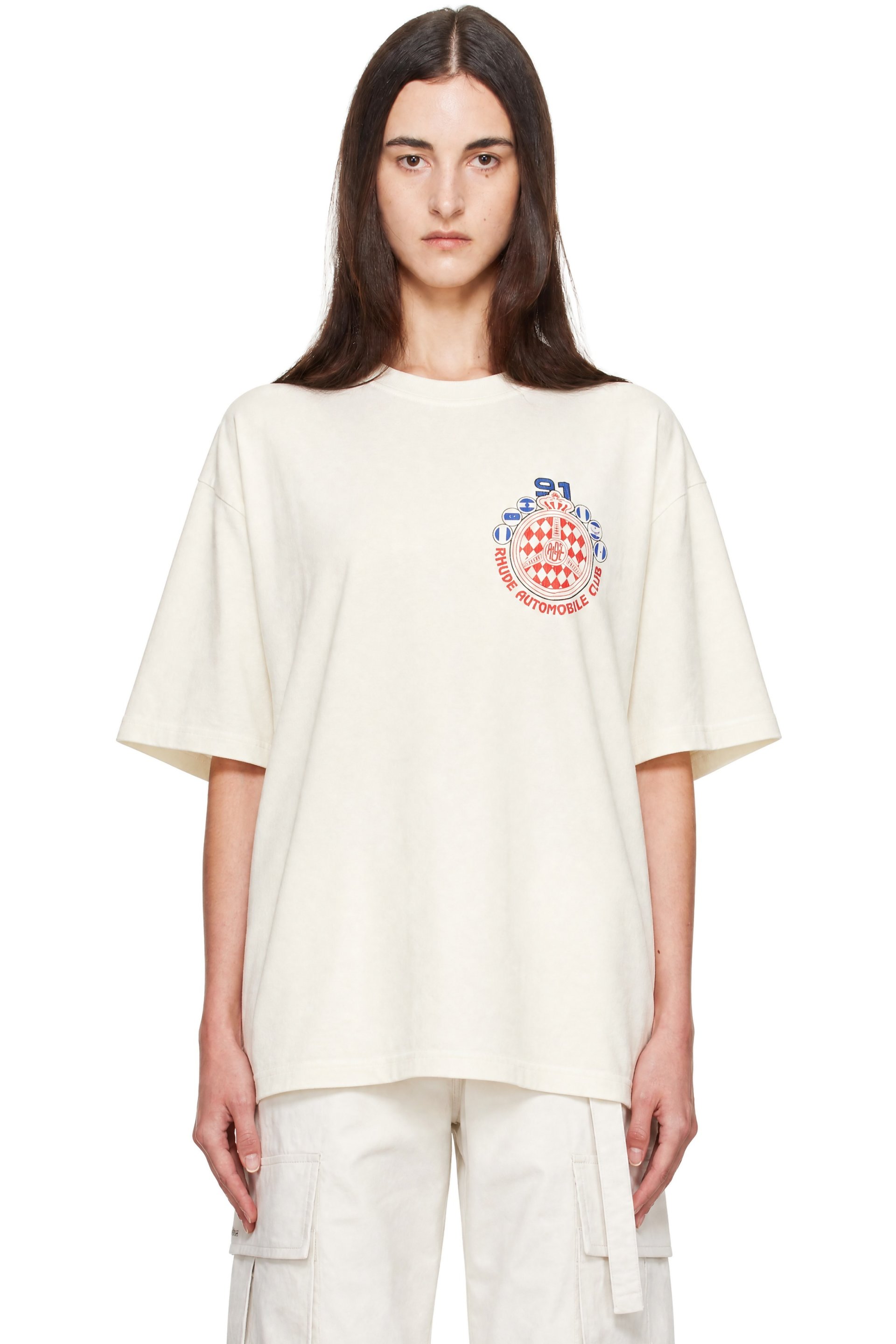 Rhude - Off-White 'Rhude' Automobile Club T-shirt