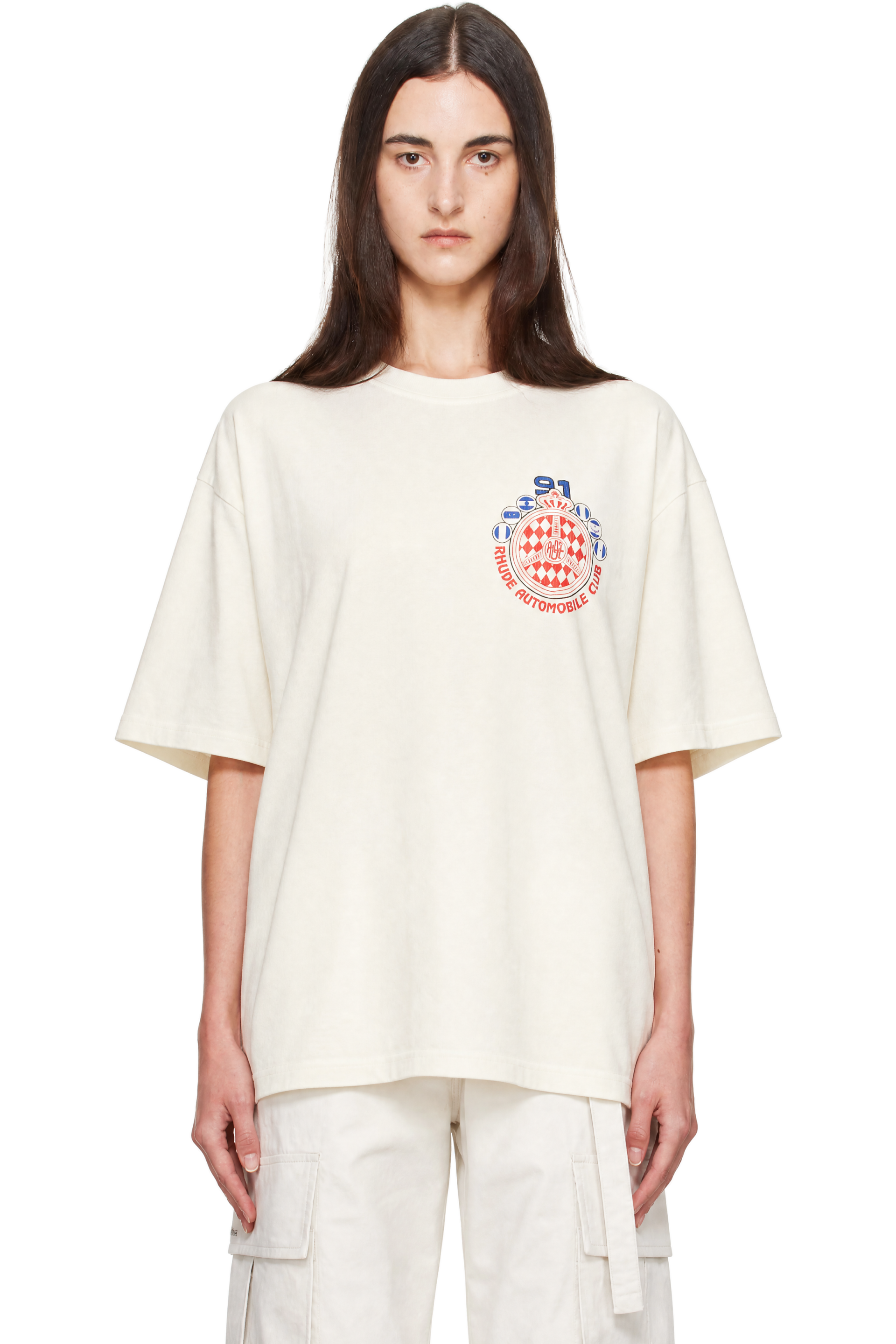 Rhude - Off-White 'Rhude' Automobile Club T-shirt