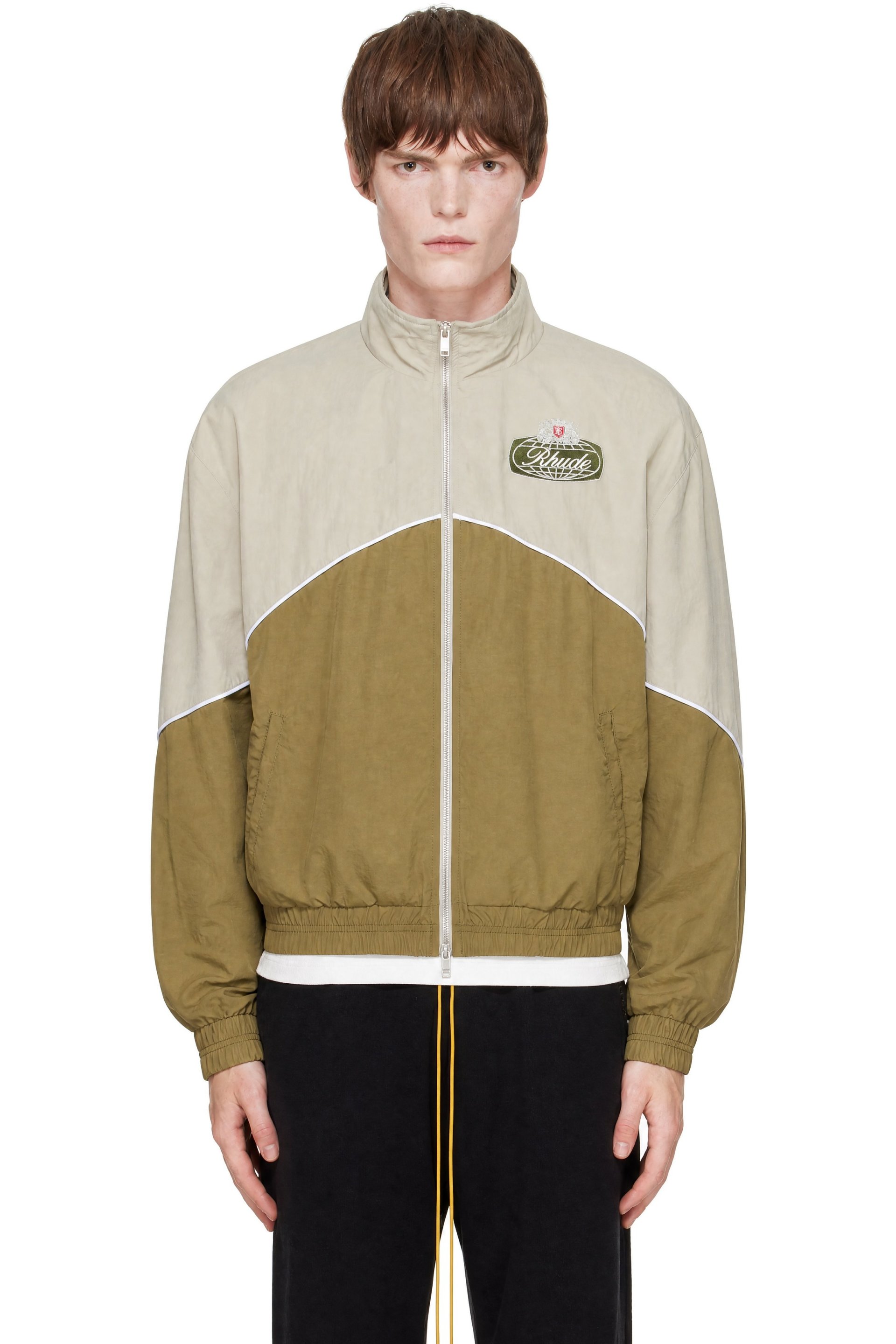 Rhude - Khaki Desert Racing Track Jacket