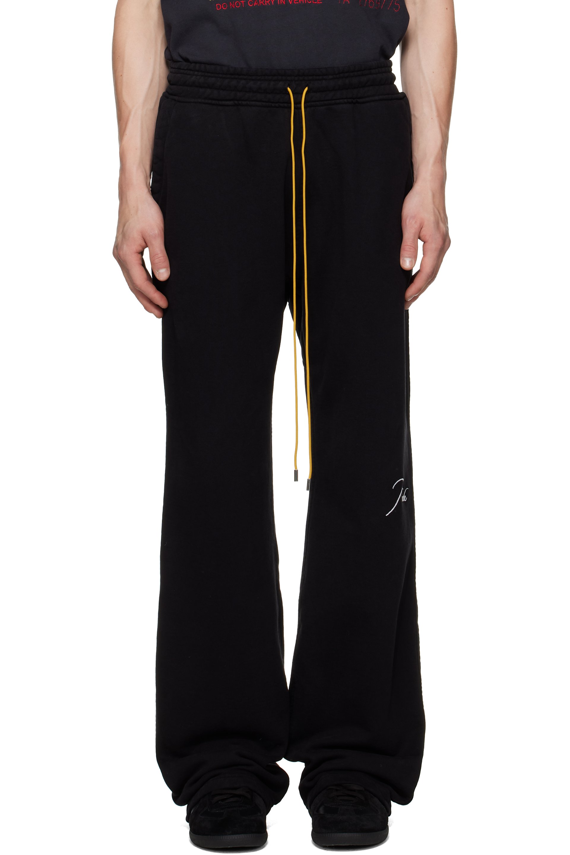 Rhude - Pantalon de survêtement noir