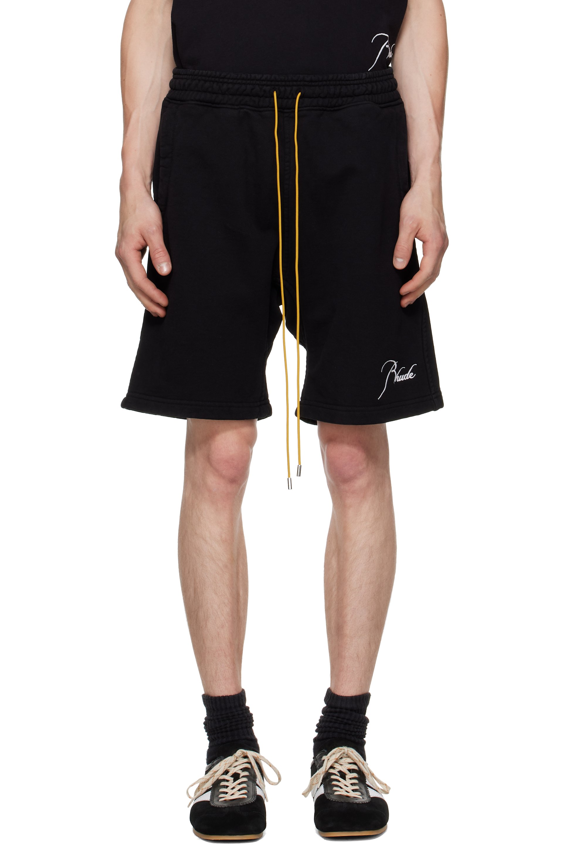Rhude - Short de survêtement noir