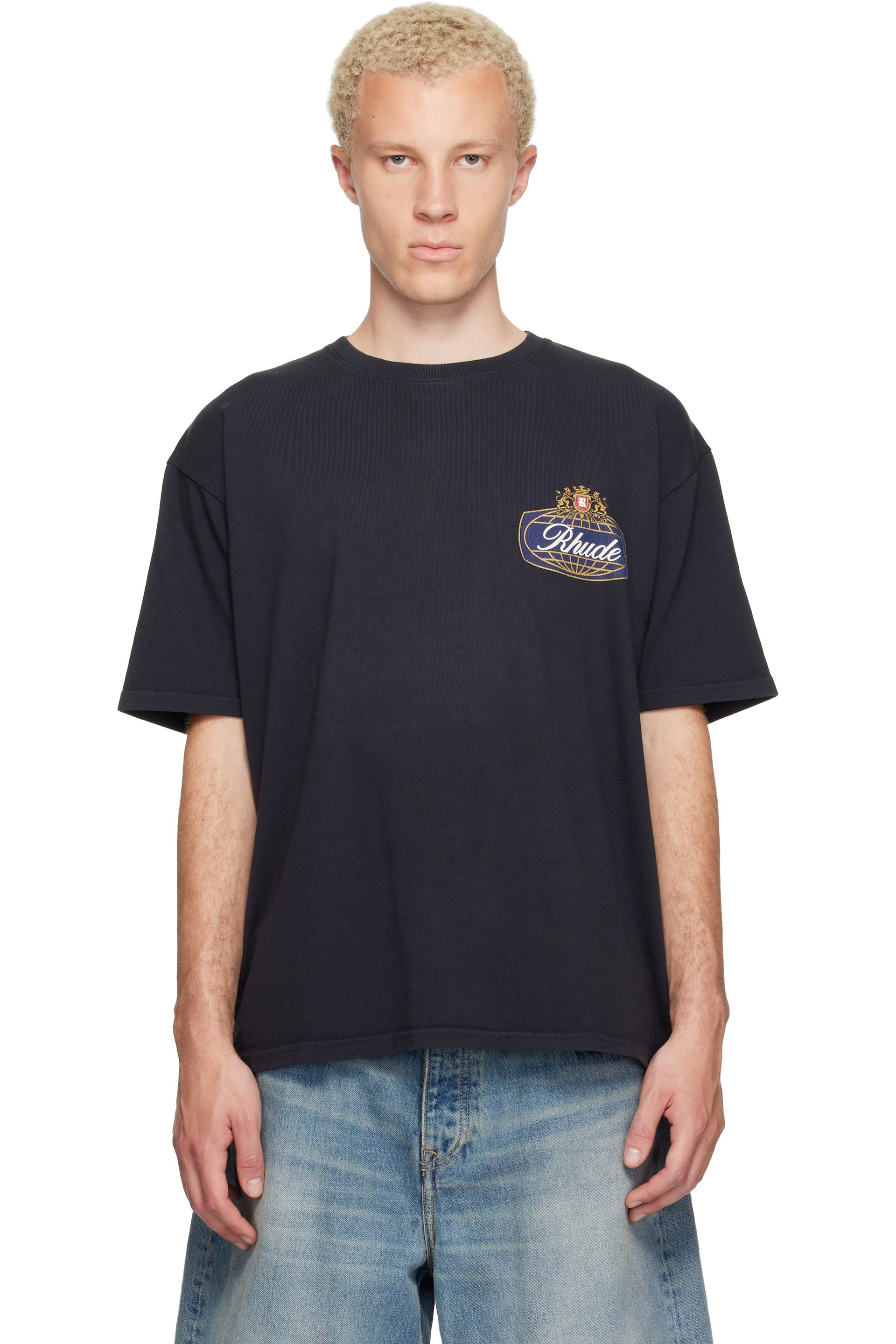 Rhude - Black Safari Crest T-shirt