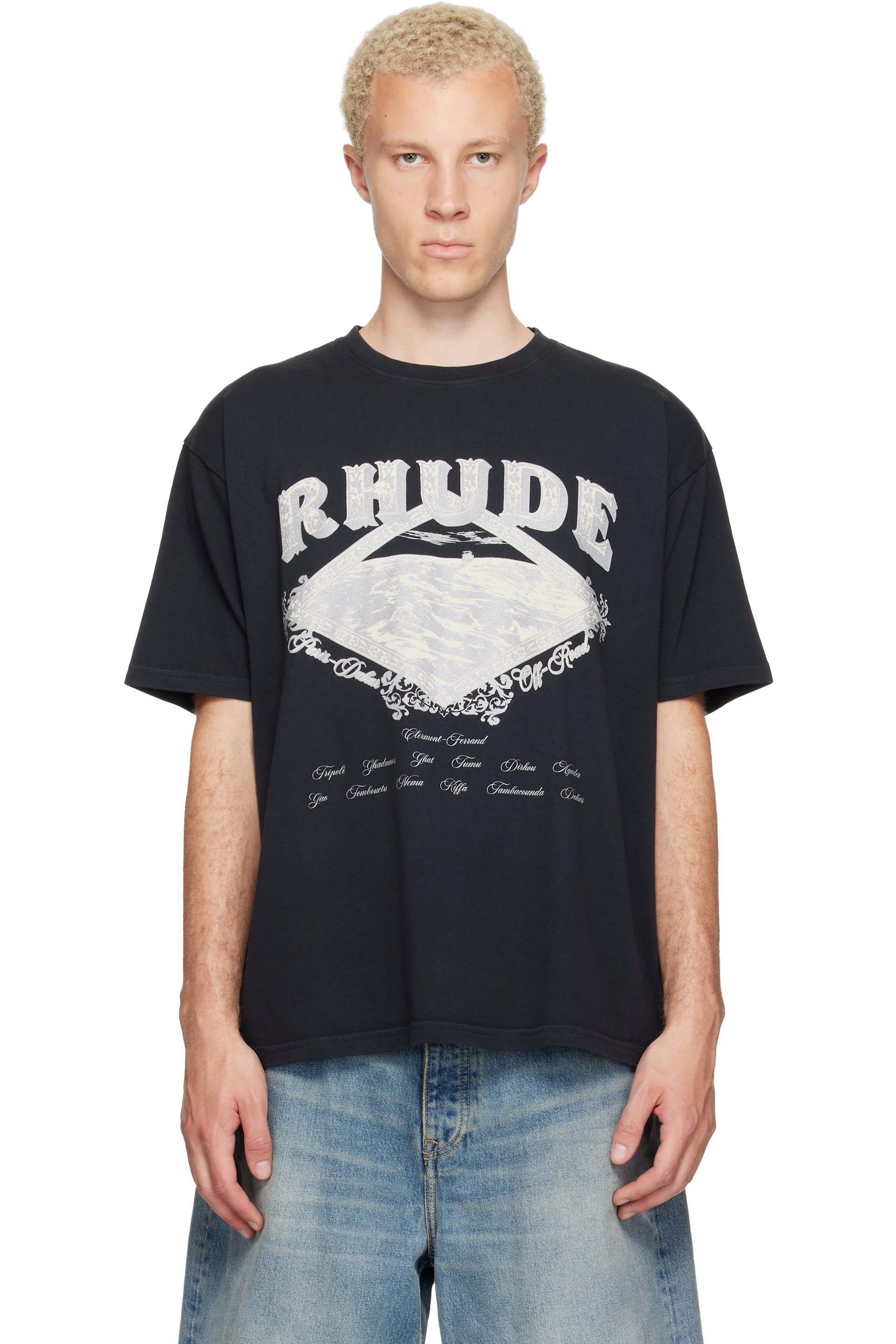 Rhude - T-shirt Dakar noir
