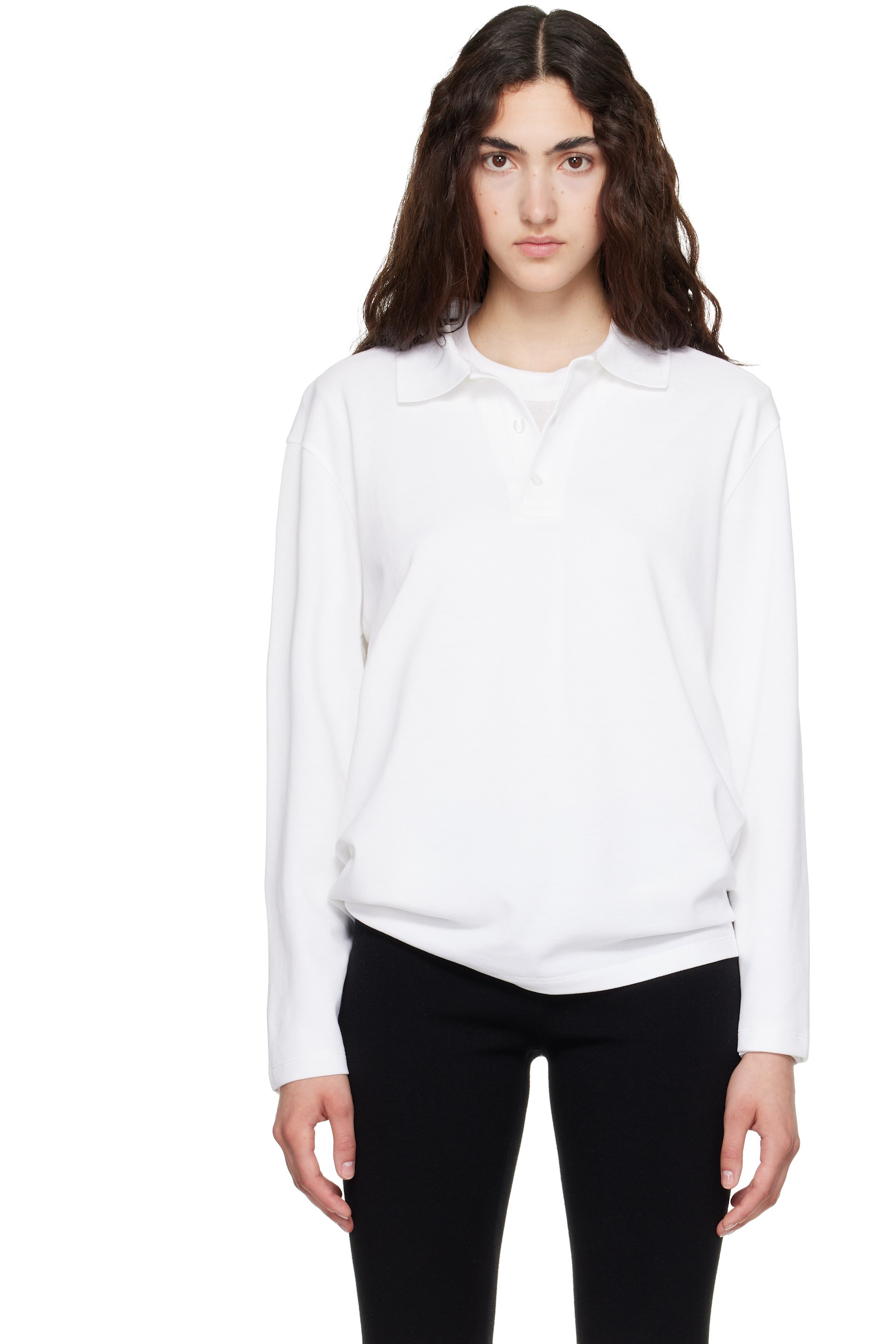 FLORE FLORE - Polo Diana blanc