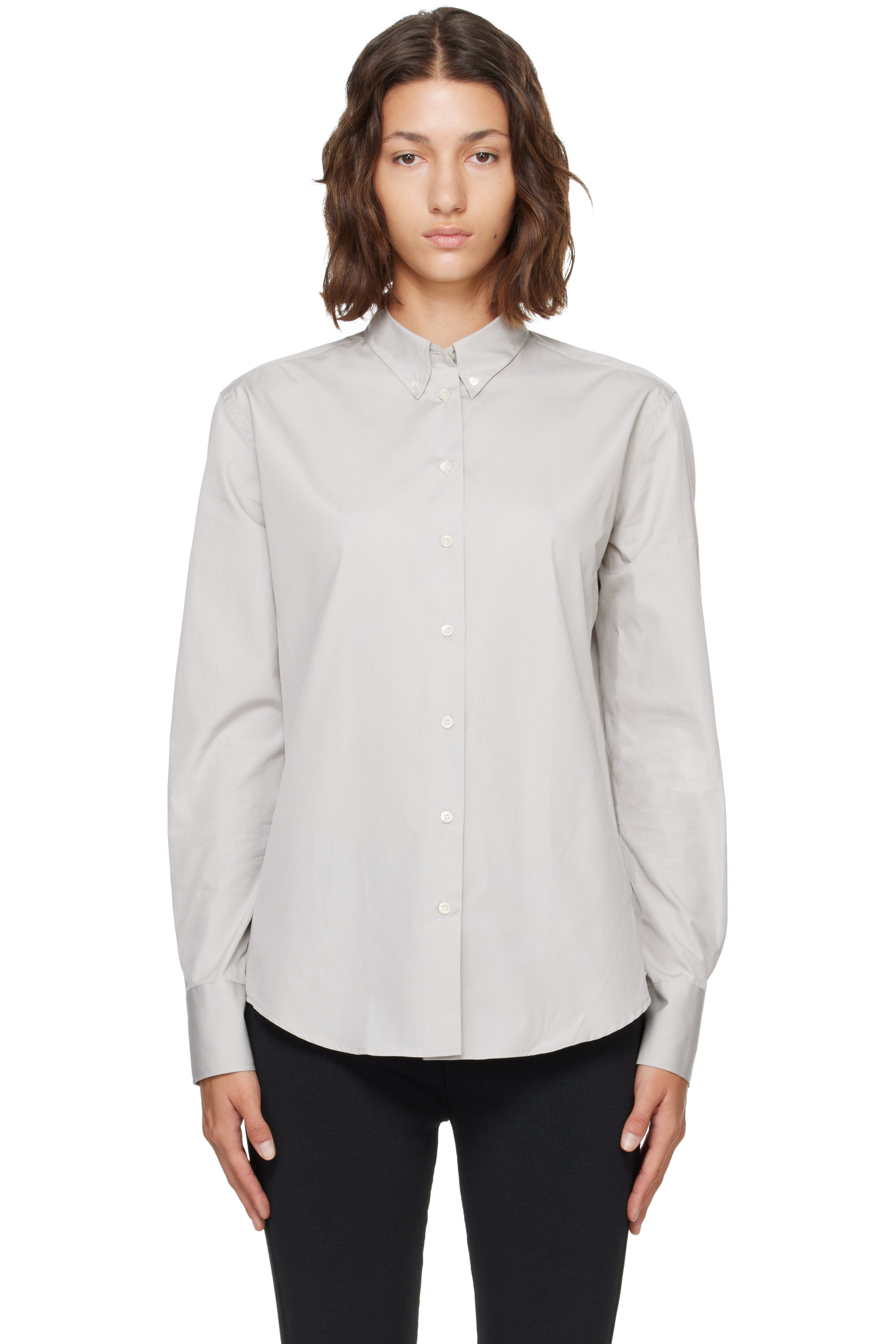 FLORE FLORE - Chemise Casta grise