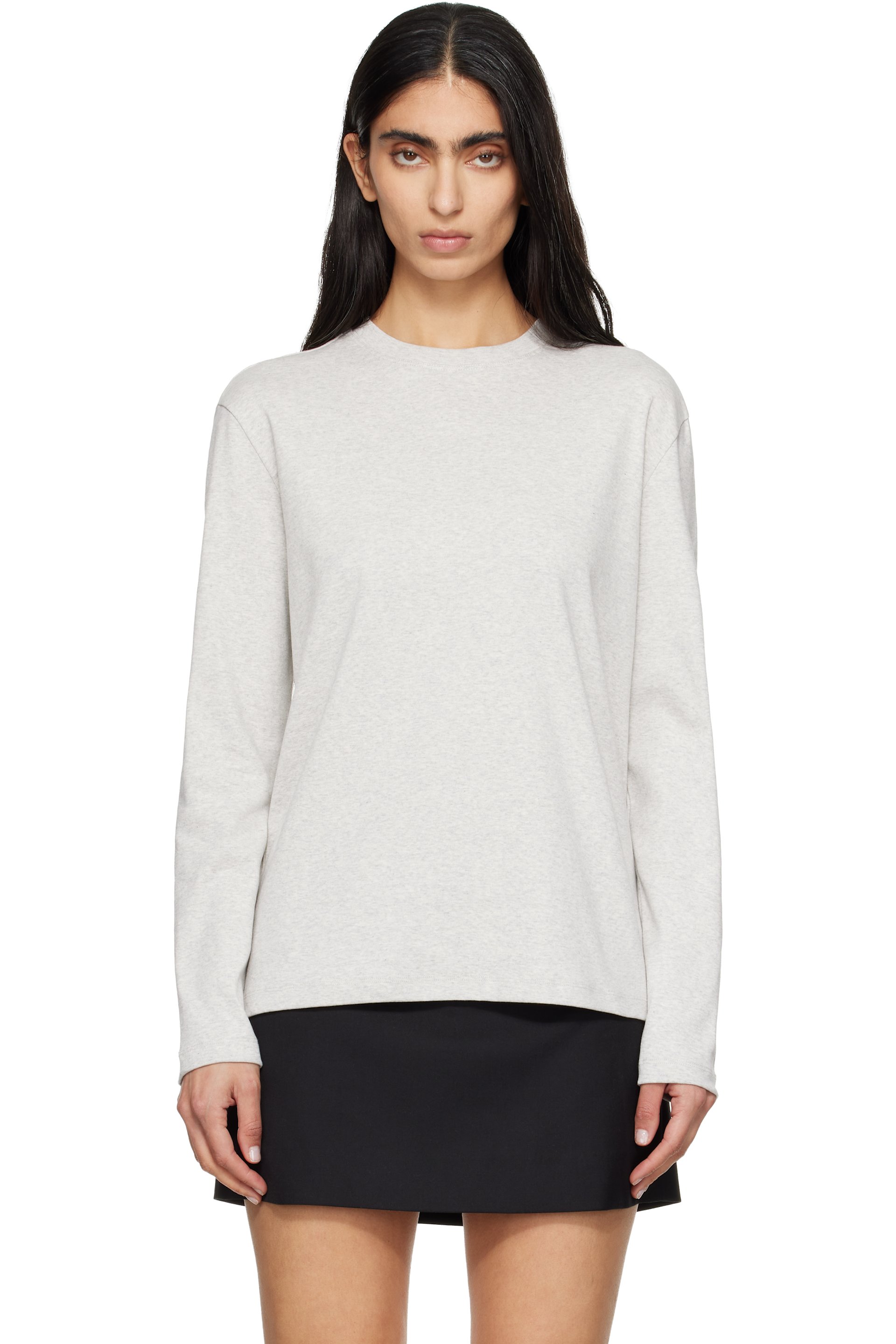 FLORE FLORE - T-shirt à manches longues Maggie gris