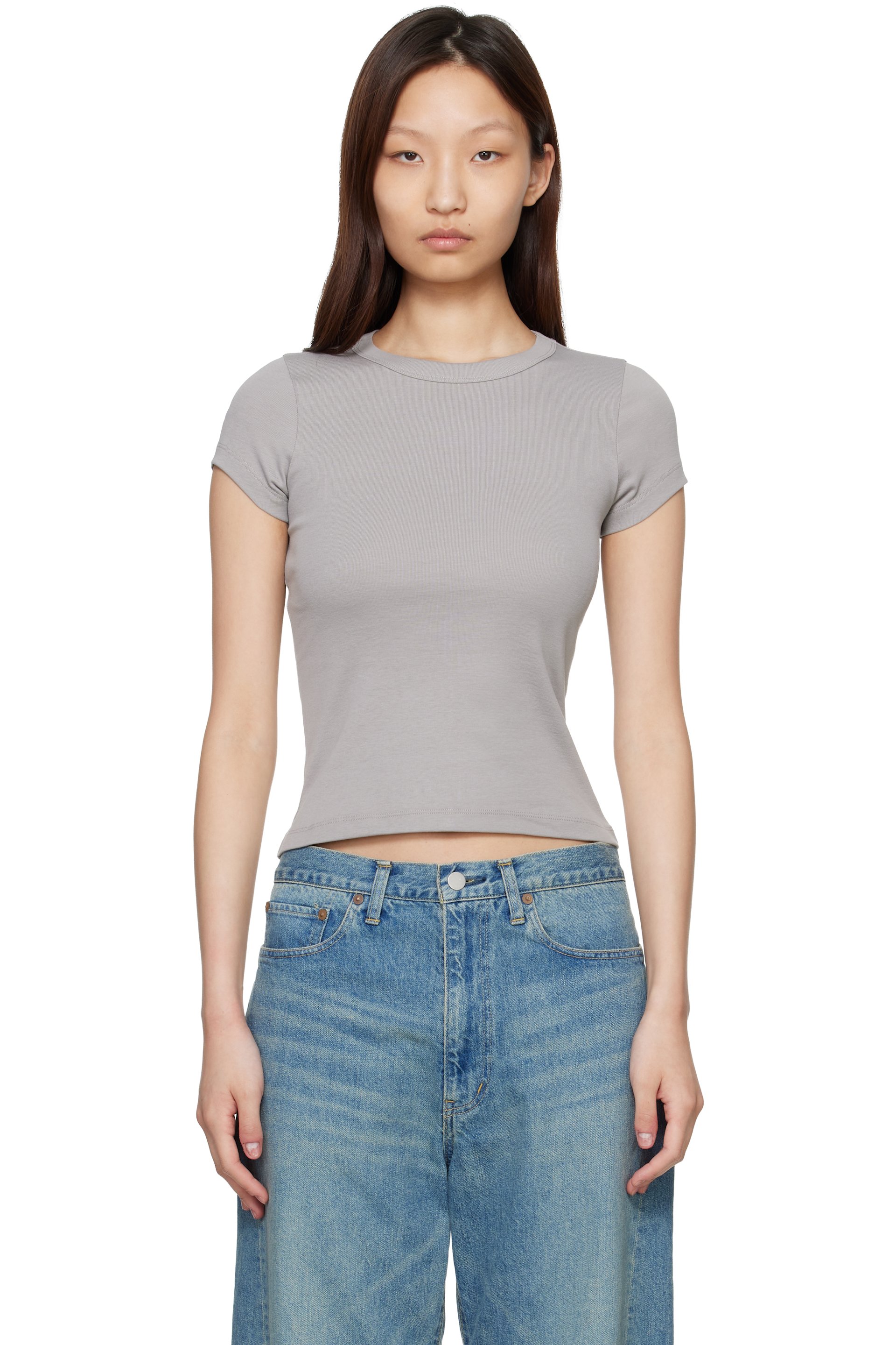 FLORE FLORE - Micro t-shirt Car gris