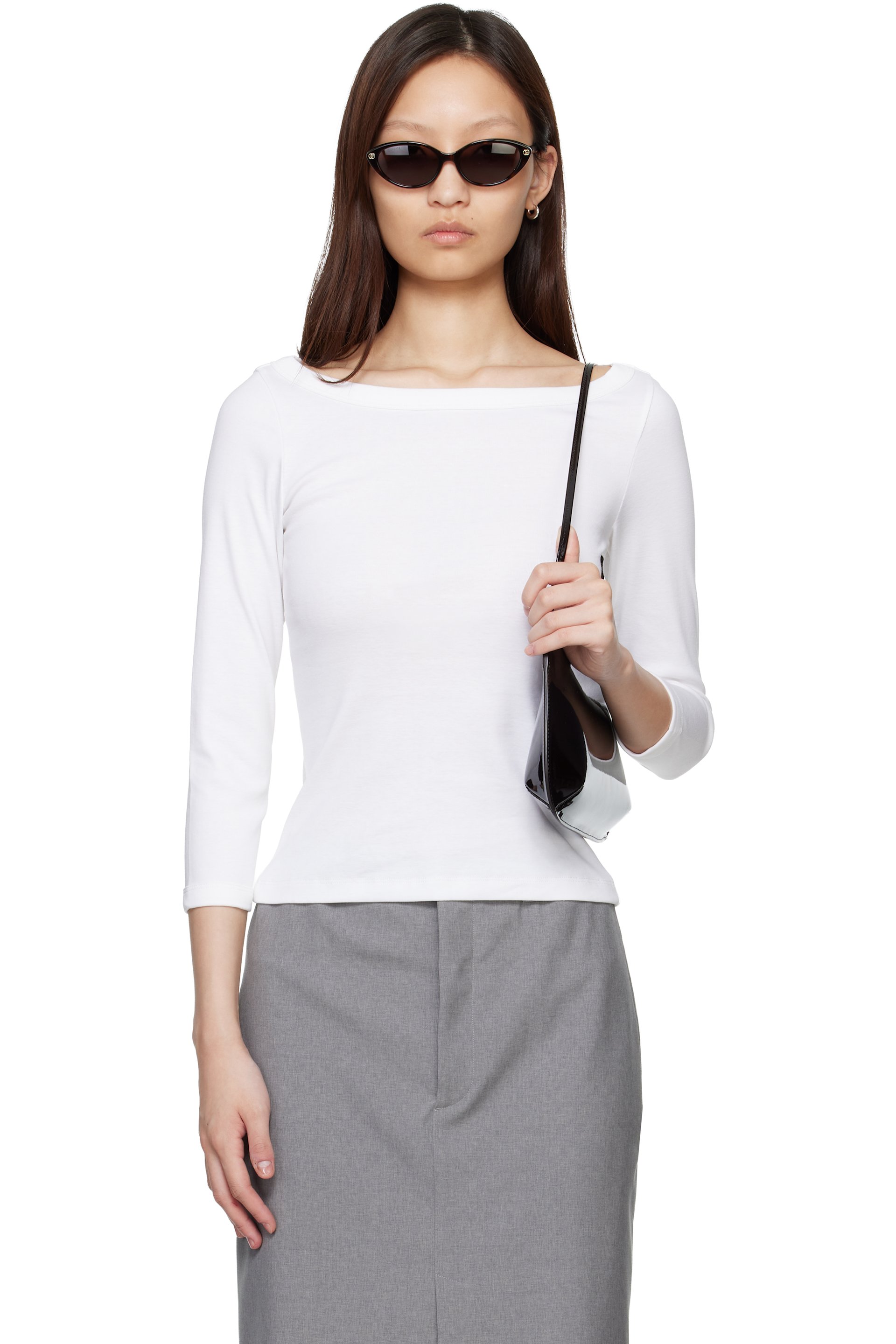 FLORE FLORE - T-shirt Steffi blanc