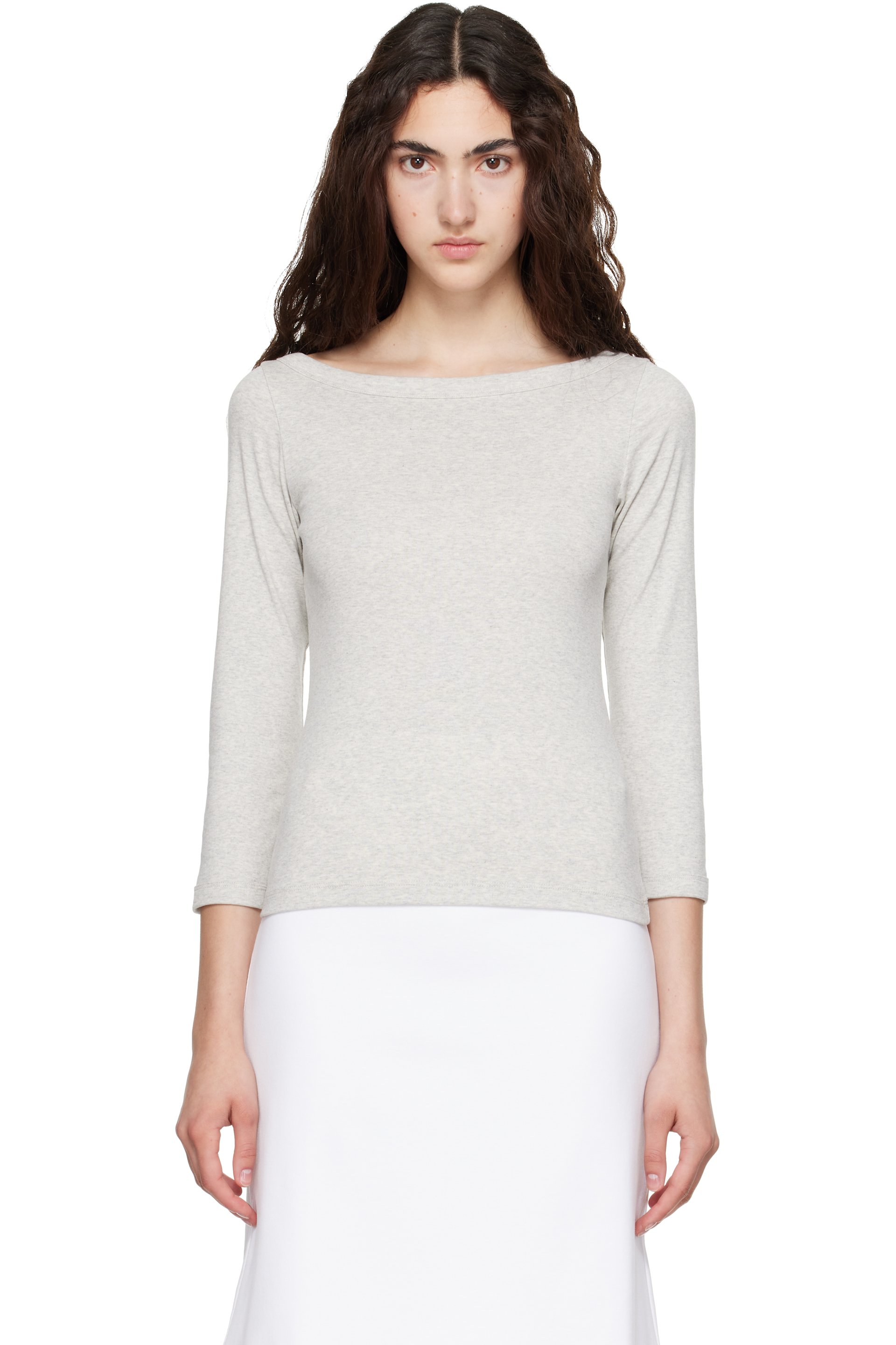 FLORE FLORE - グレー Steffi Tシャツ