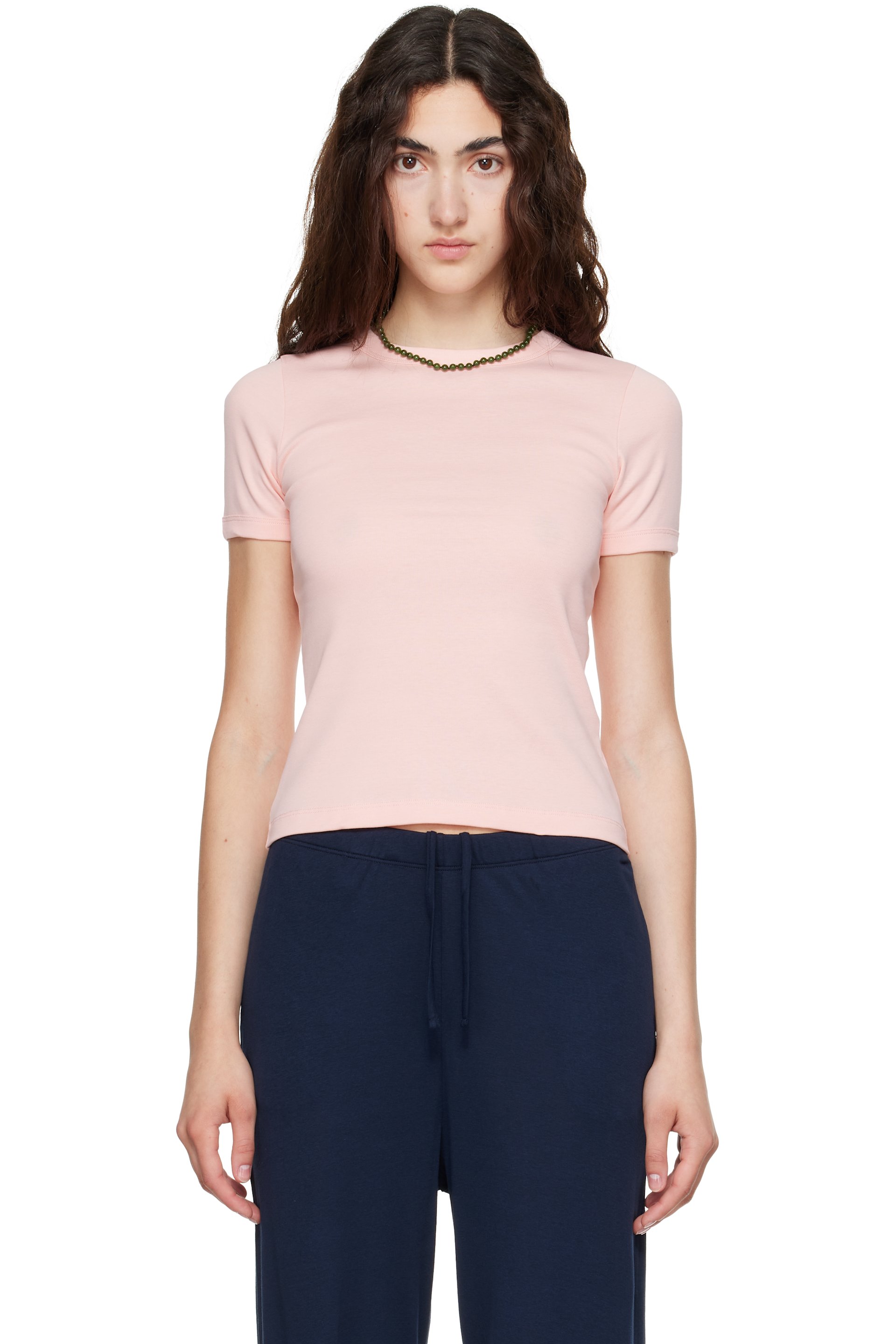FLORE FLORE - T-shirt Car rose
