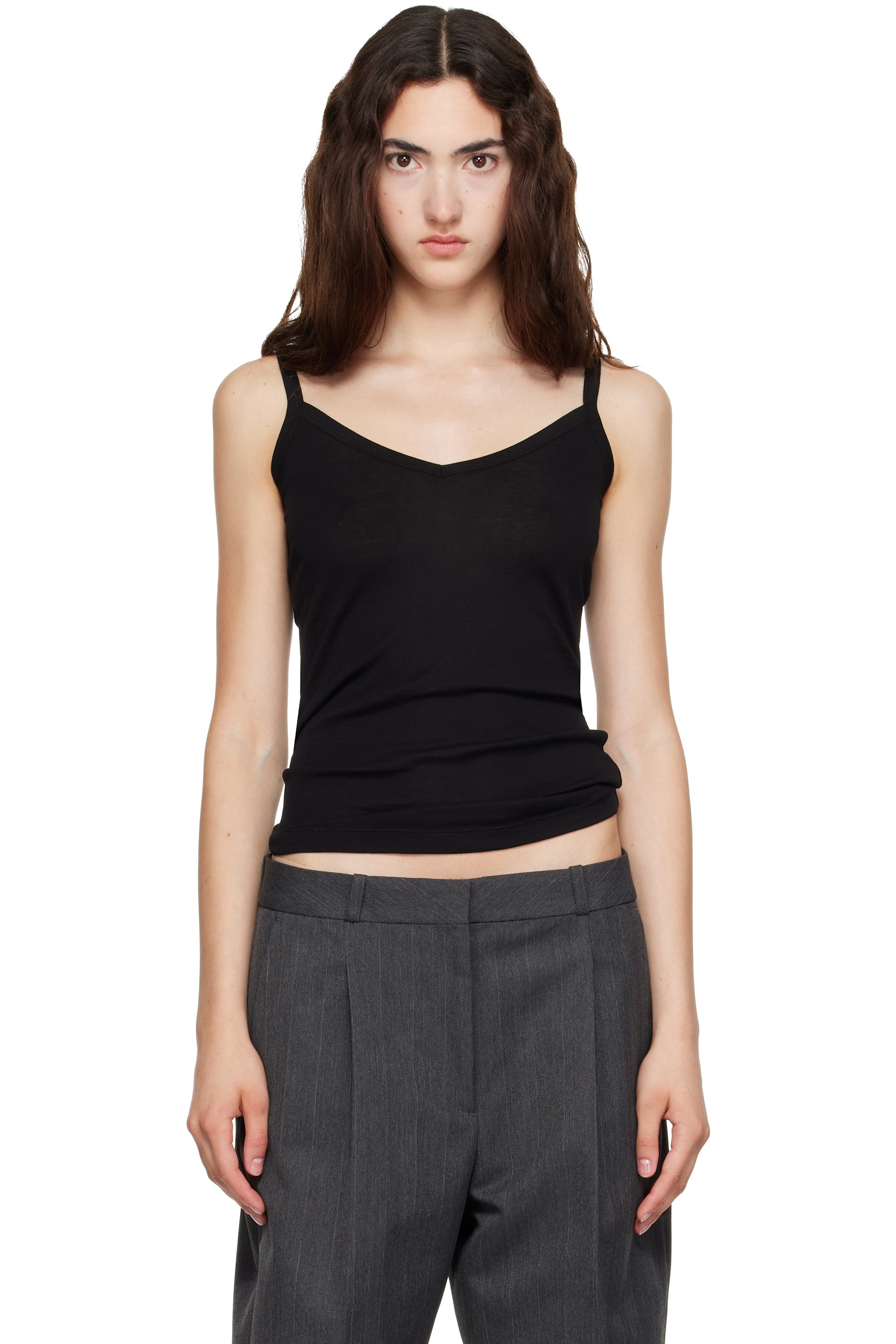 FLORE FLORE - Black Isla Camisole
