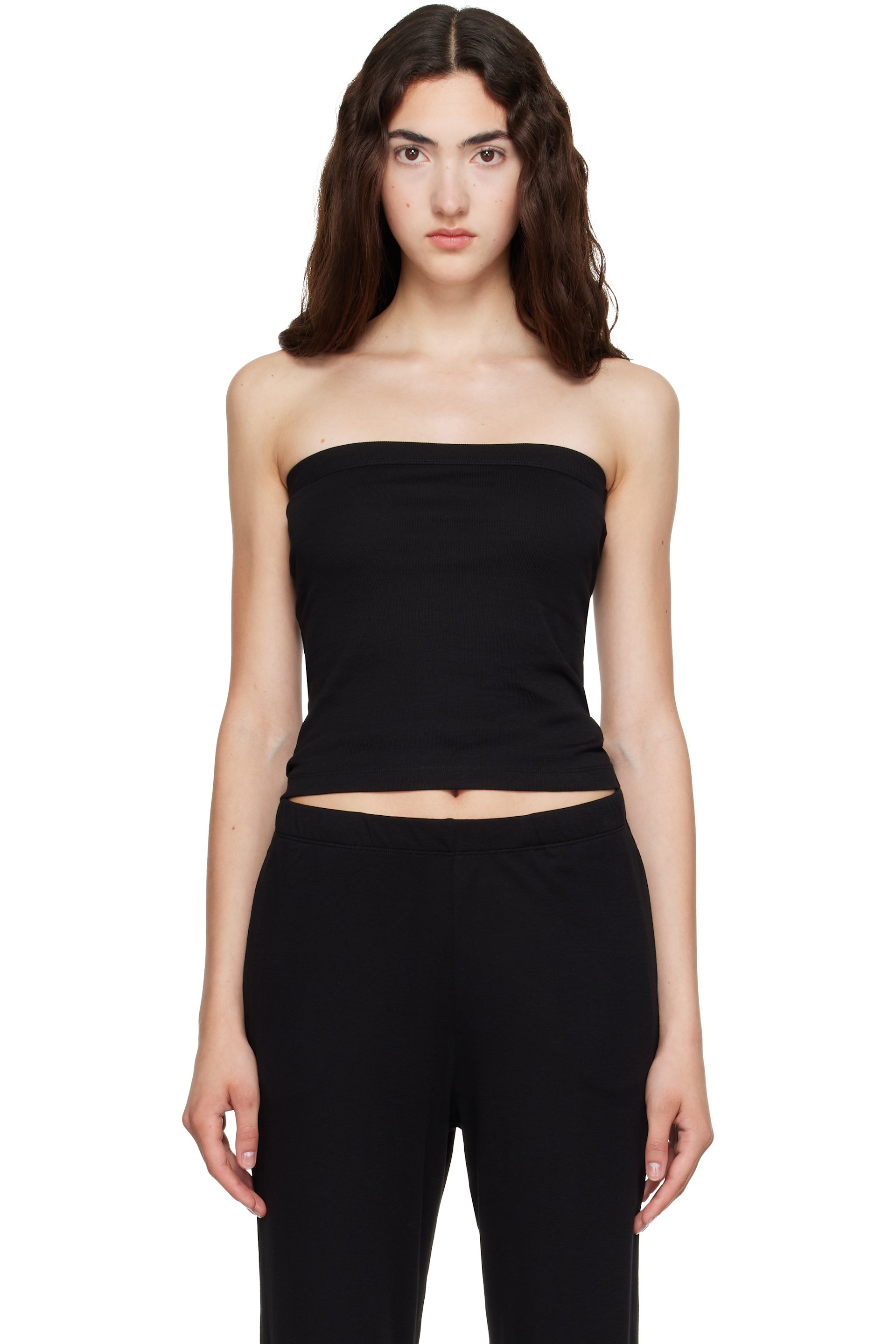 FLORE FLORE - Black Bes Bandeau Top