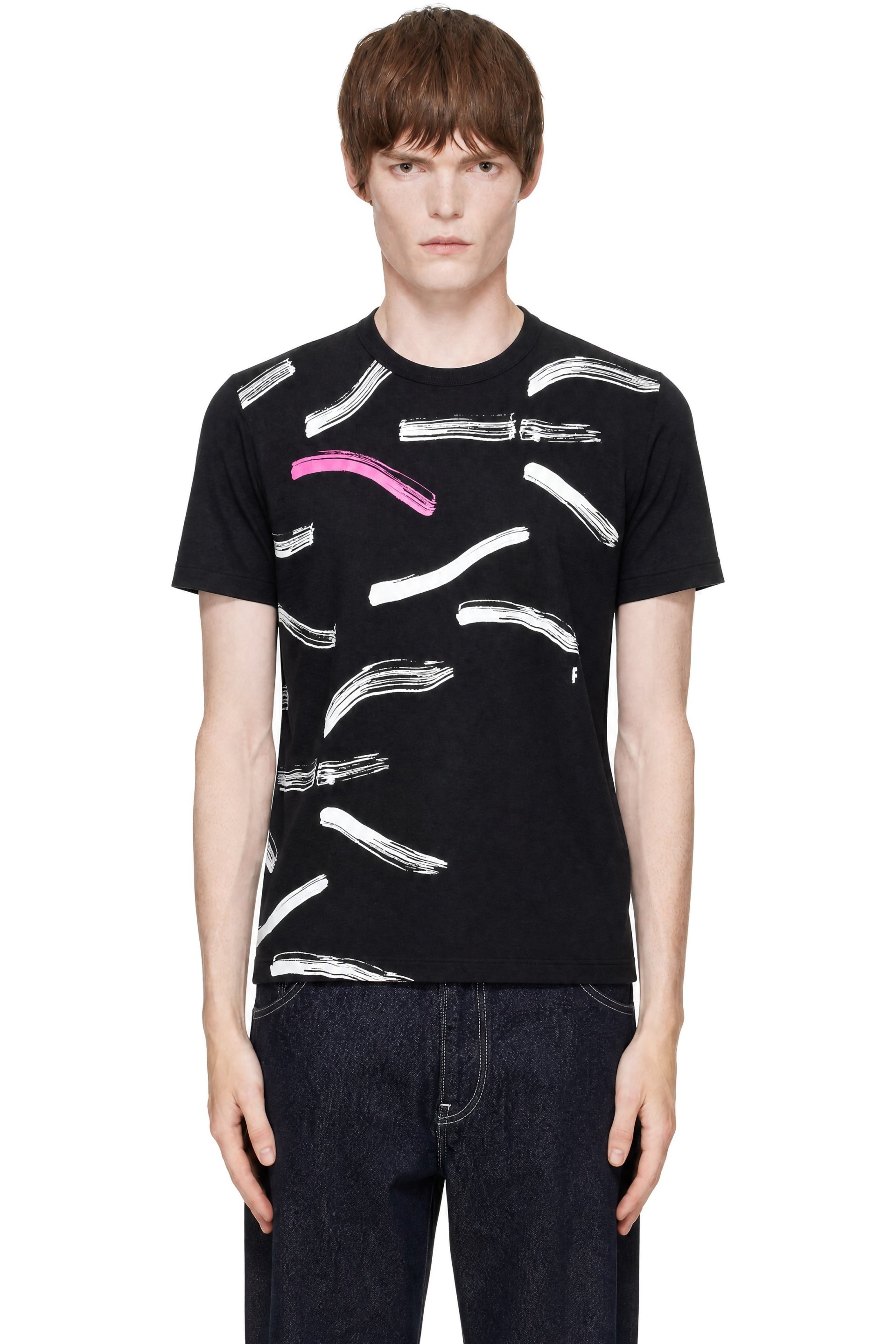 Black Comme des Garçons - Black Filip Pagowski Print T-shirt