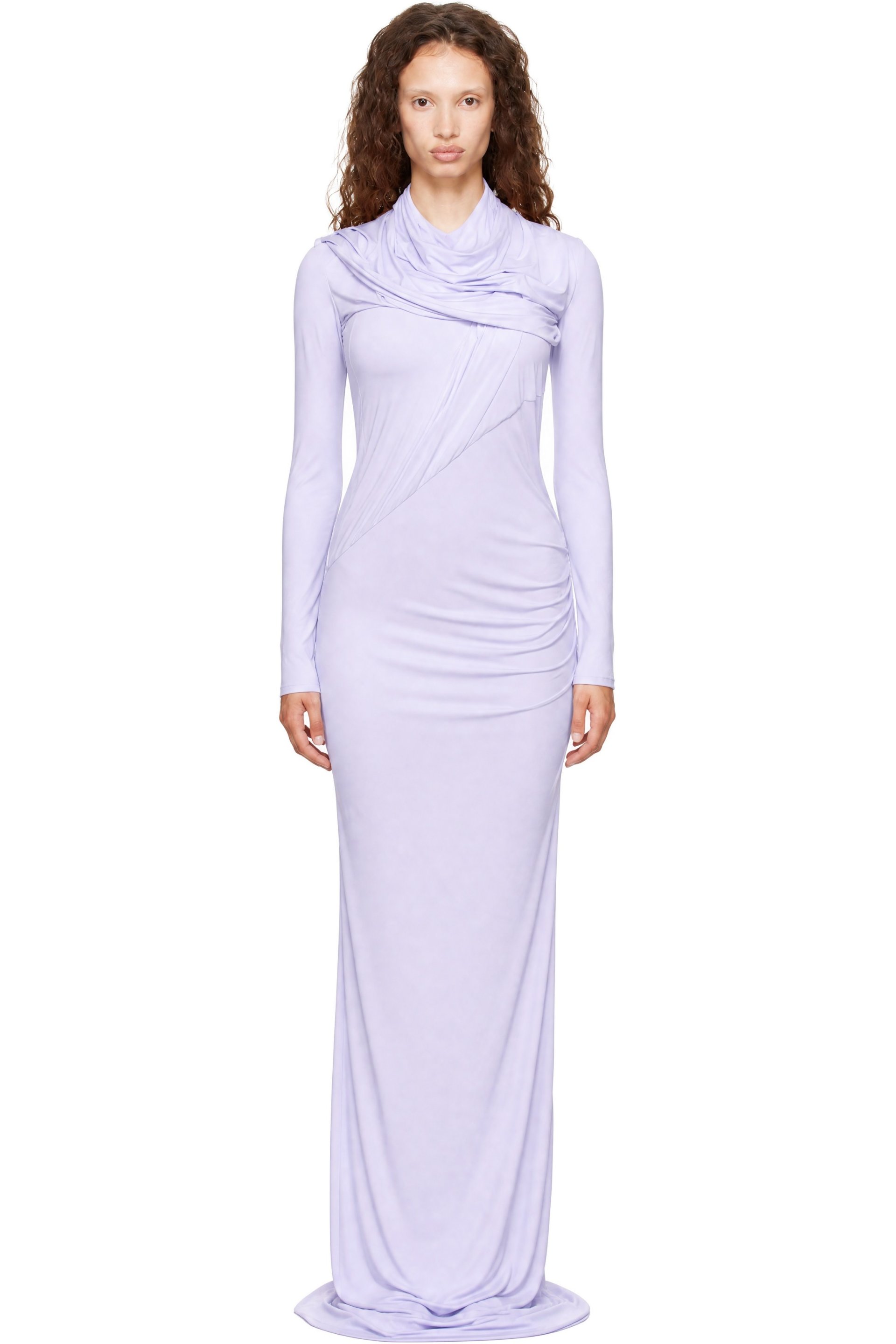 Entire Studios - Robe longue Encase mauve