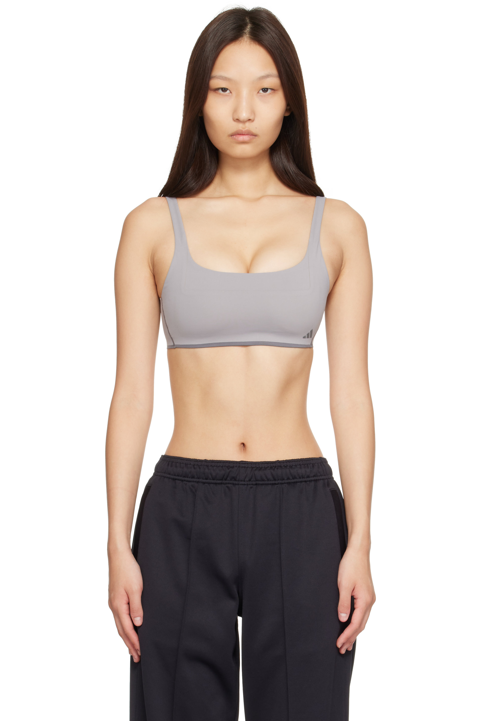 Entire Studios - Gray adidas Edition Optime Training Low Support Sport Bra