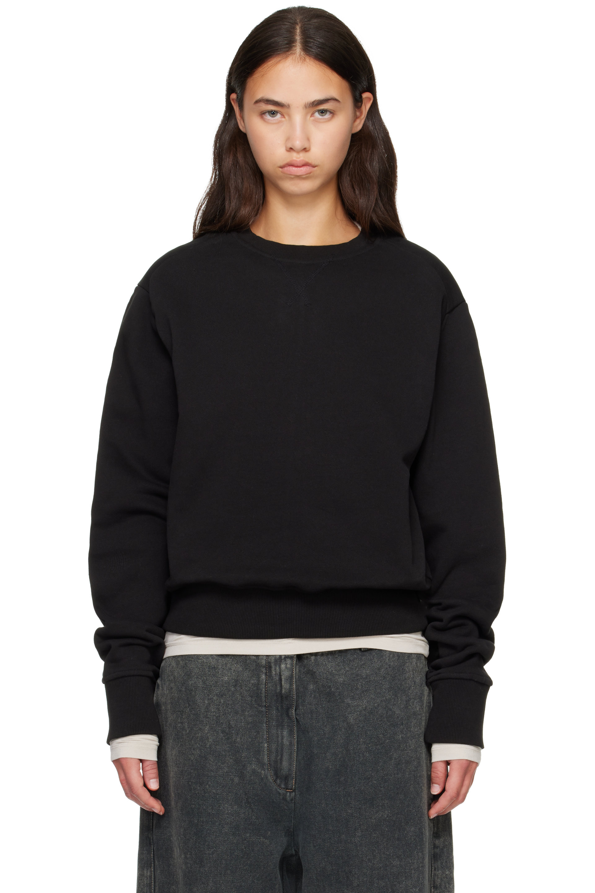 Entire Studios - Black Pod Crew Sweatshirt