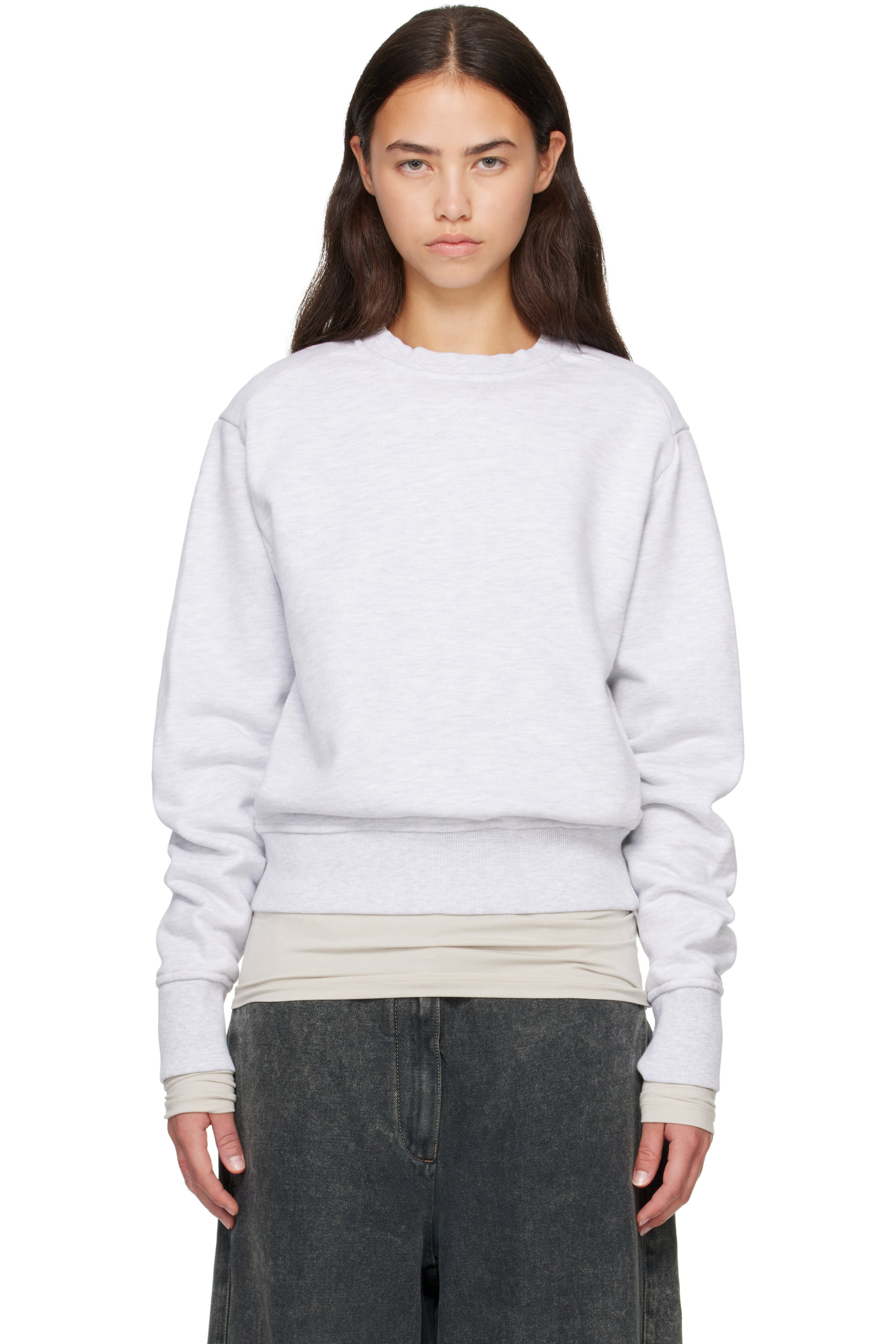 Entire Studios - Gray Pod Crew Sweatshirt