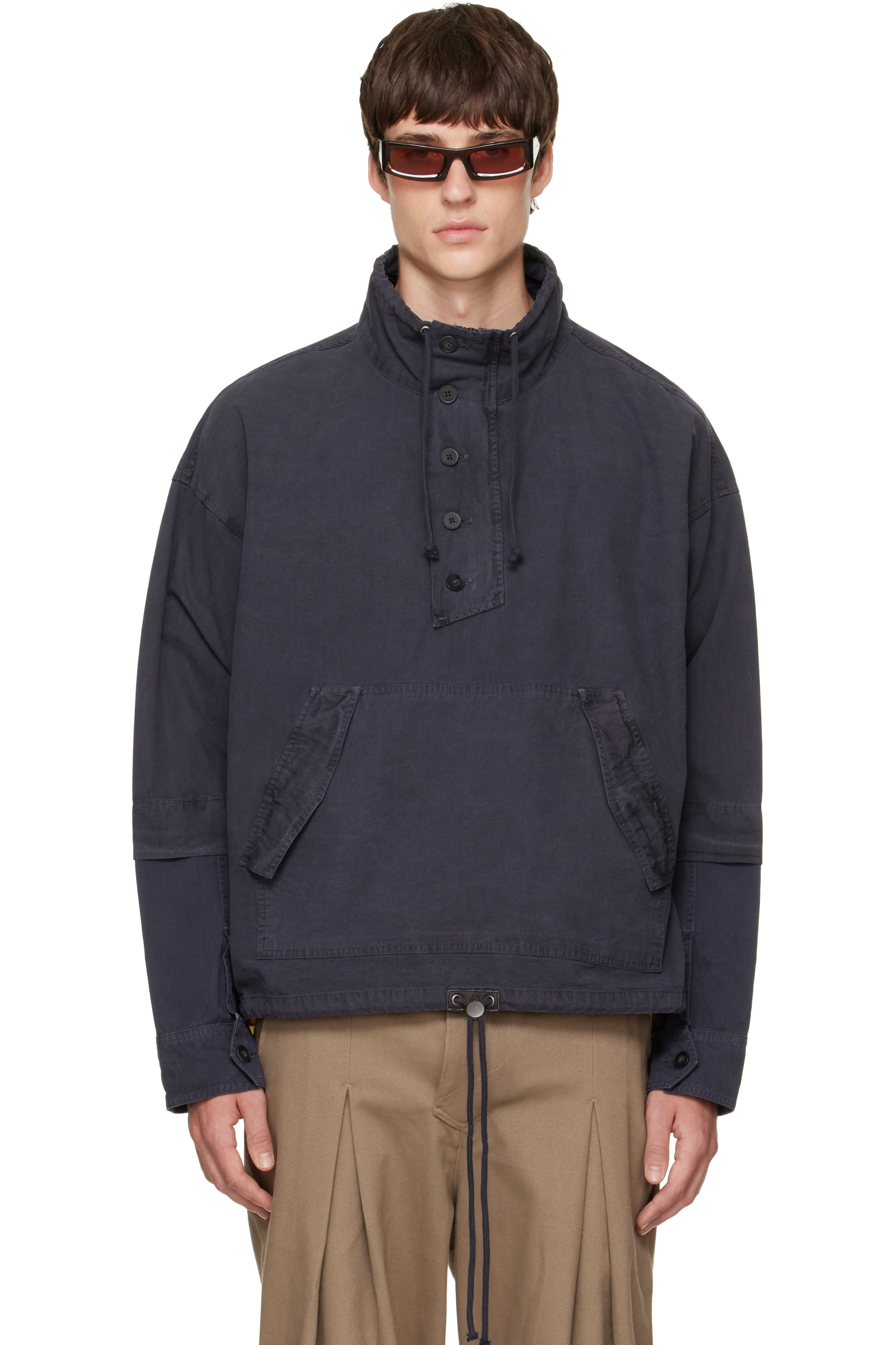 Entire Studios - Anorak Bowery bleu marine