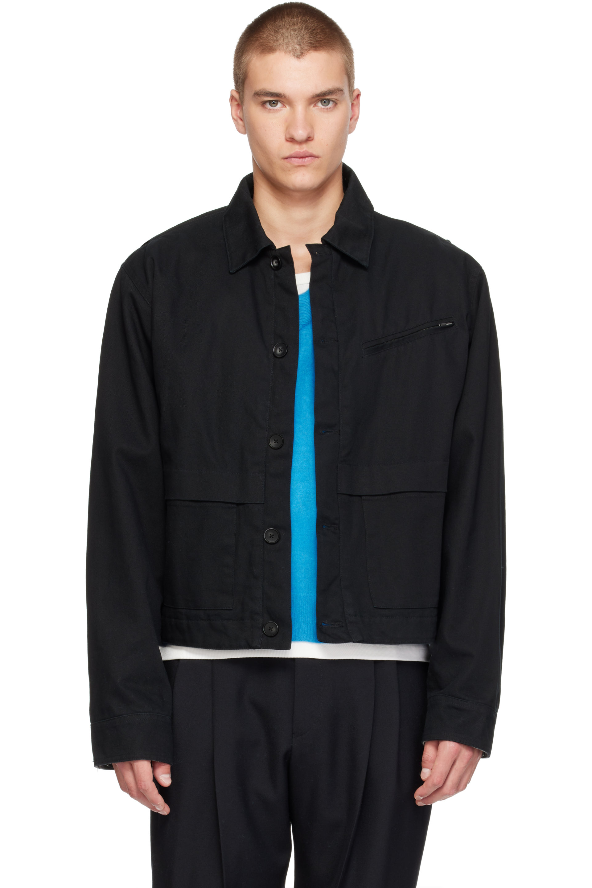 Entire Studios - Blouson Hatch noir