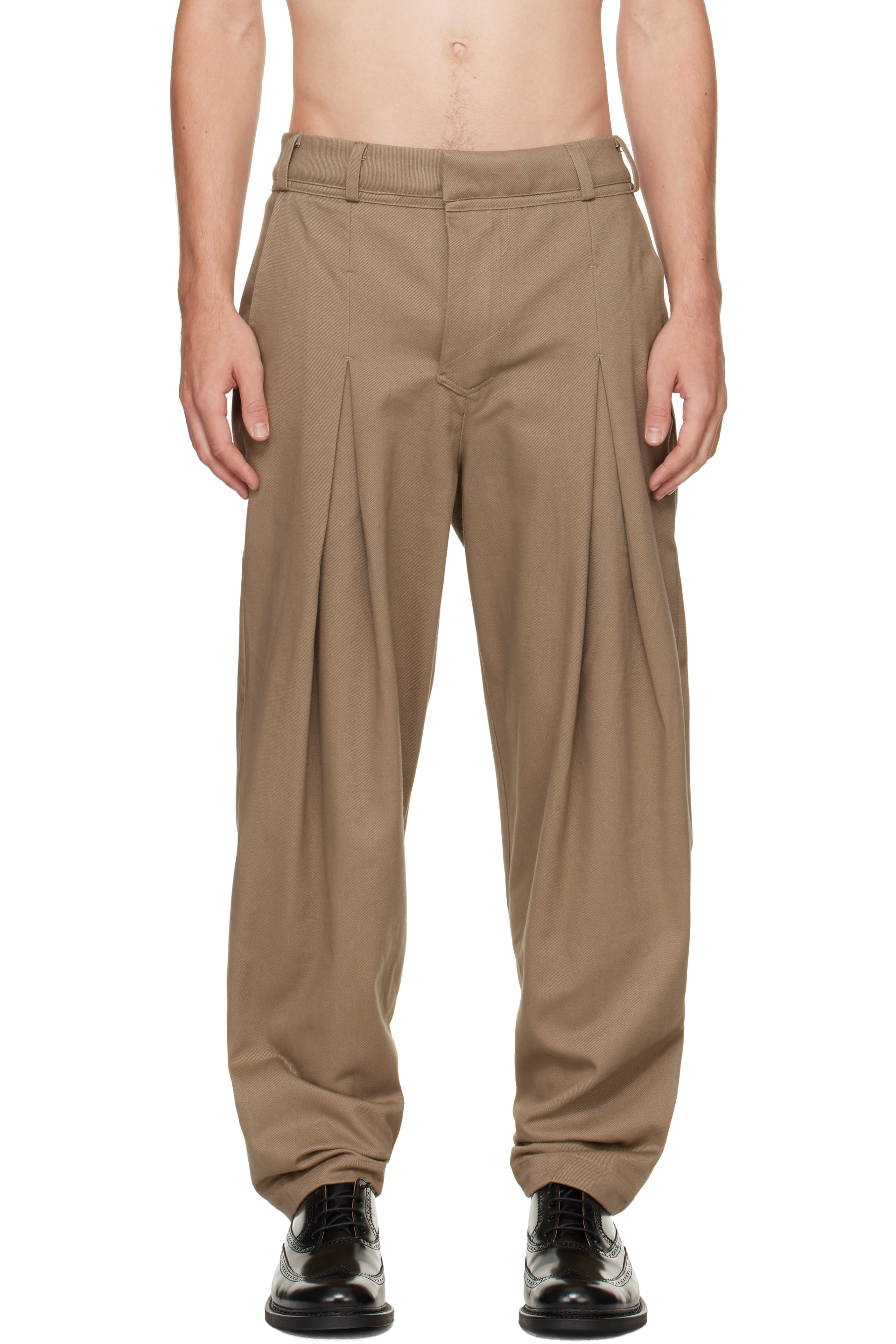 Entire Studios - Beige Seb Trousers