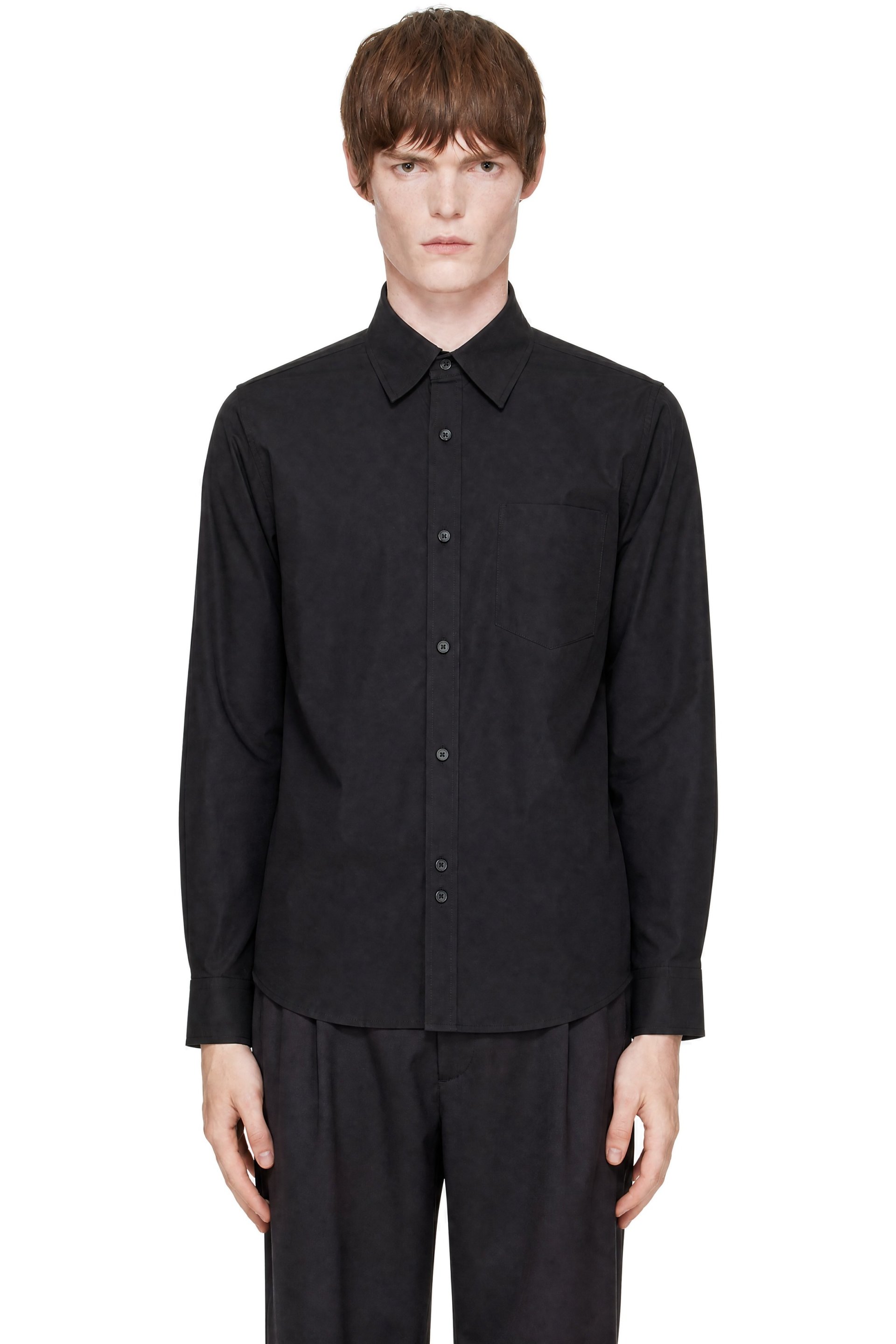 Entire Studios - Black Plica Shirt