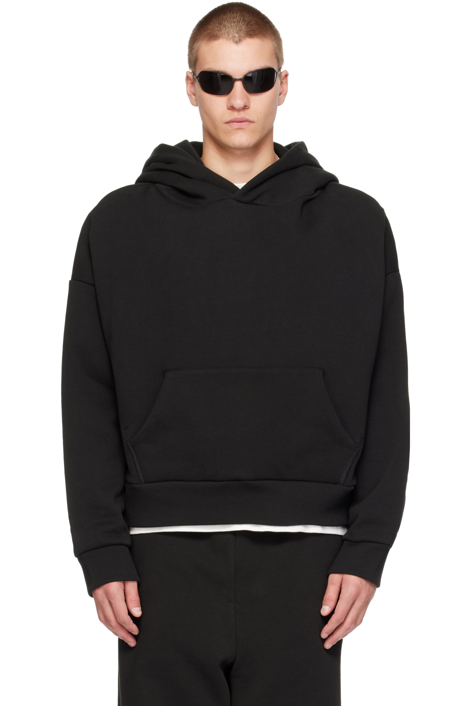 Entire Studios - Pull à capuche épais noir