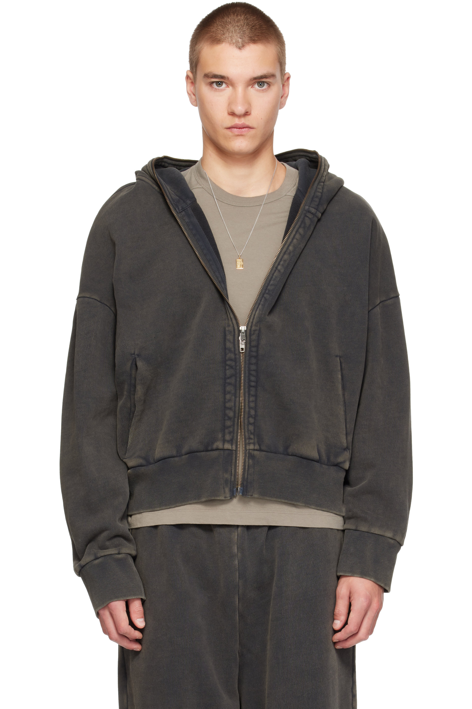 Entire Studios - Black Eternal Zip Hoodie