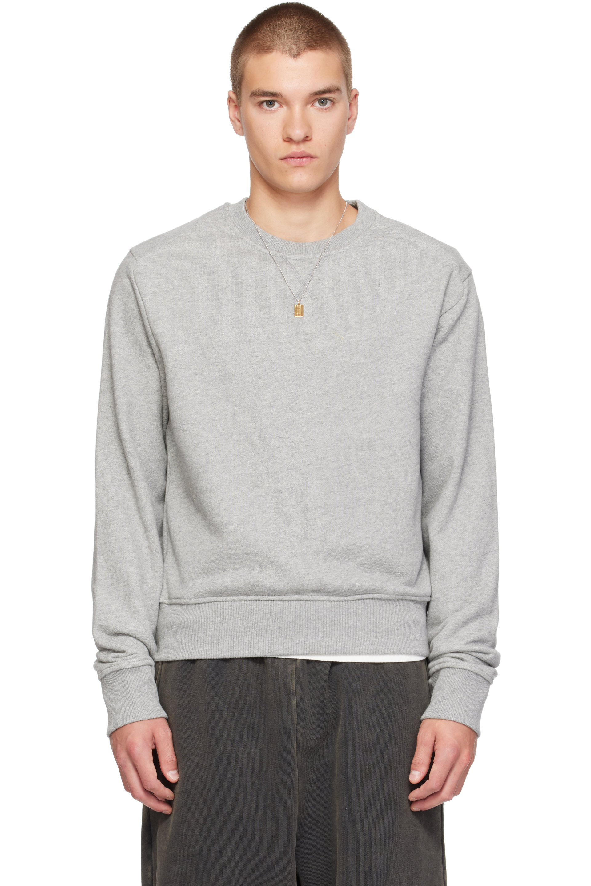 Entire Studios - Gray Pod Crew Sweatshirt