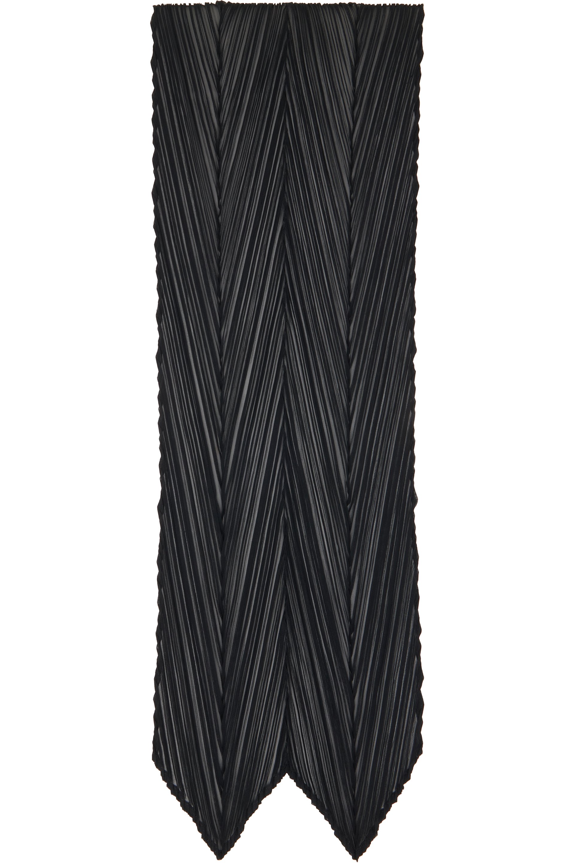 PLEATS PLEASE ISSEY MIYAKE - Black Skinny Scarf