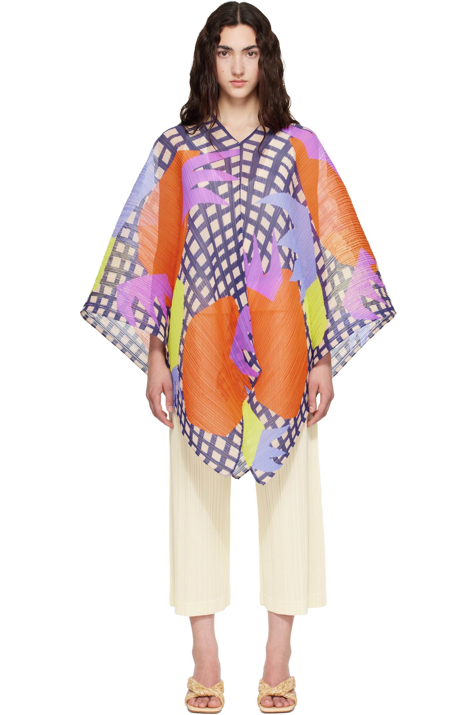 PLEATS PLEASE ISSEY MIYAKE - Multicolor Madame-T Scarf