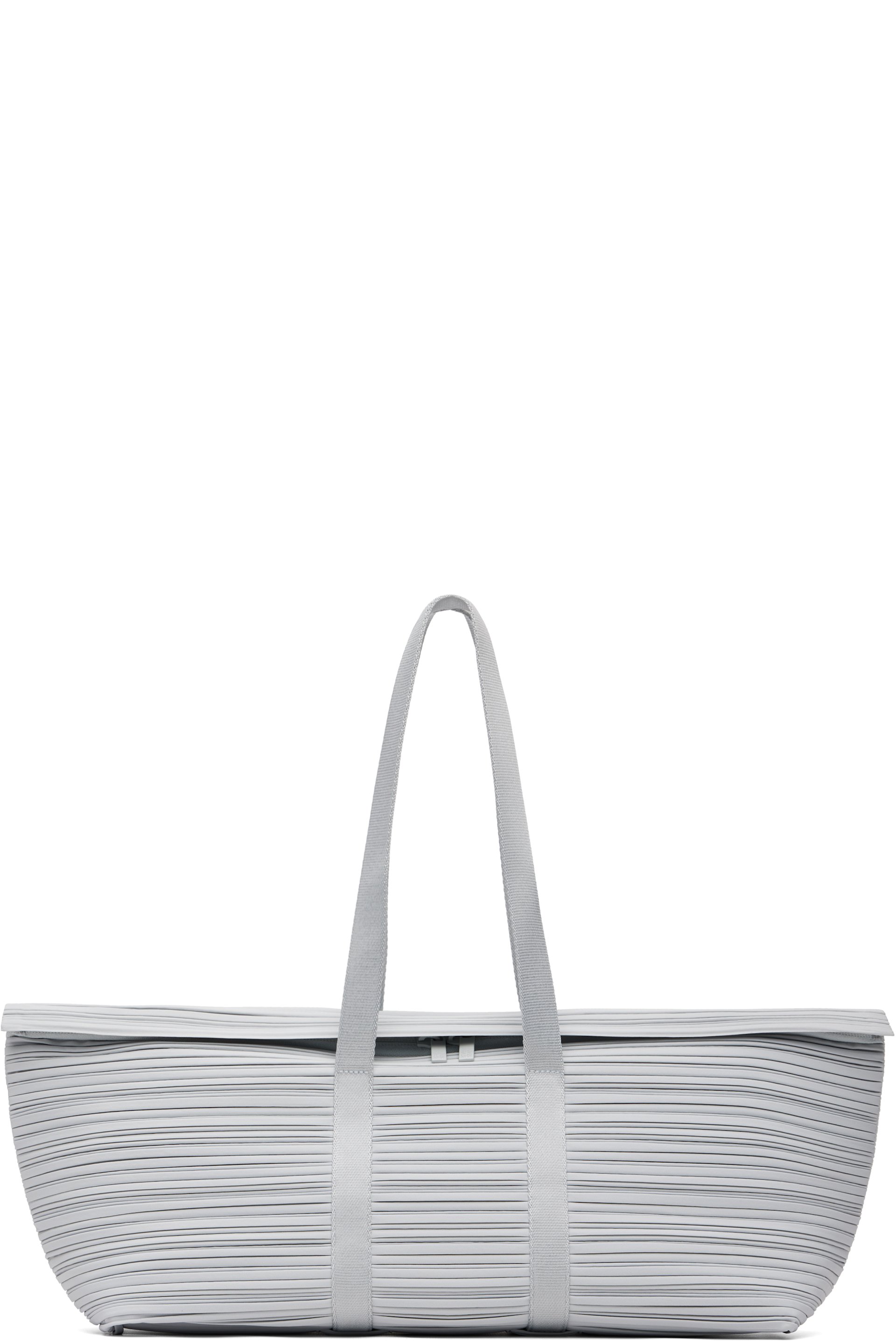 PLEATS PLEASE ISSEY MIYAKE - Gray Pleats Boston Bag