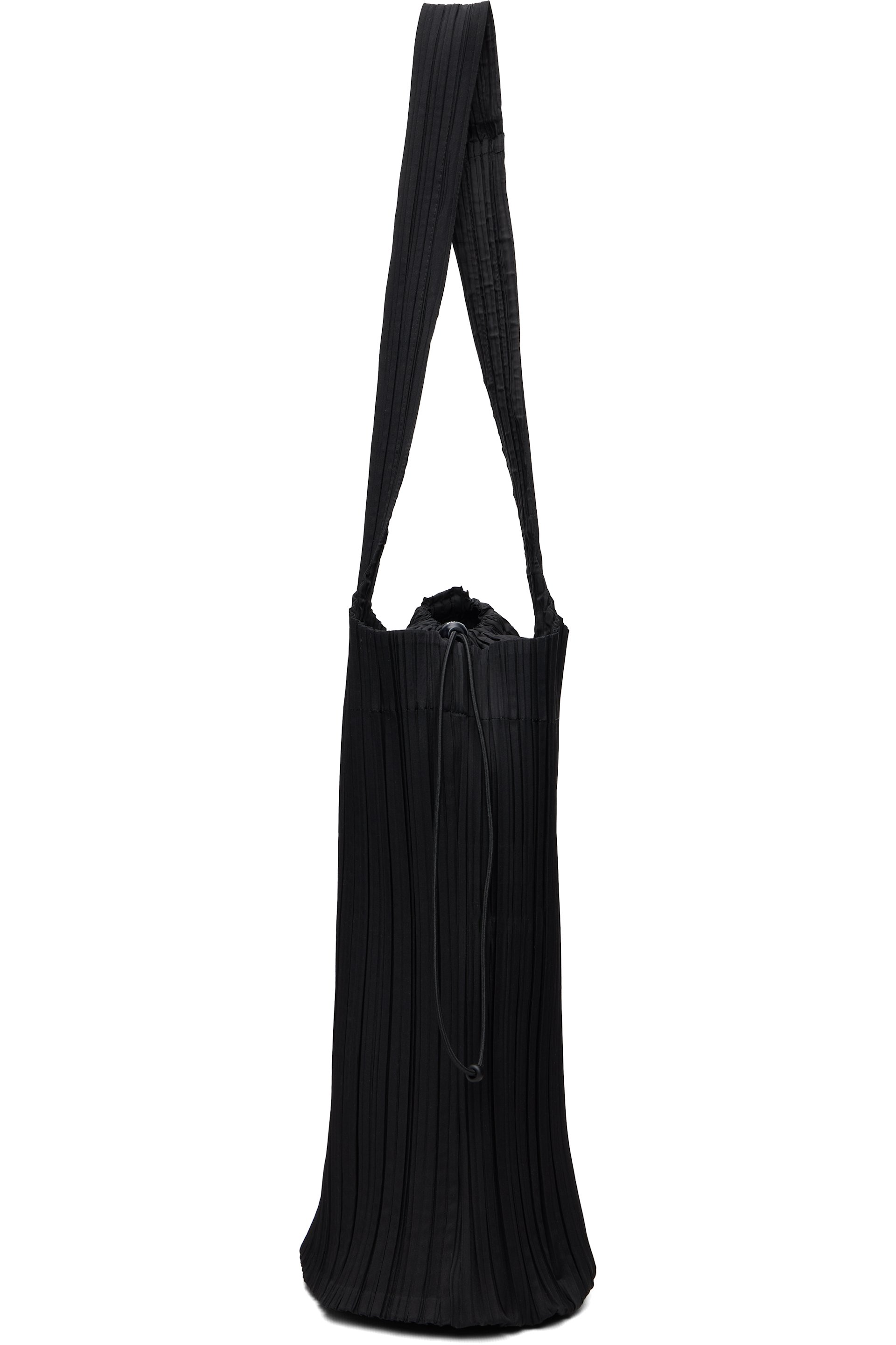 PLEATS PLEASE ISSEY MIYAKE - Black Pleats Swan Tote