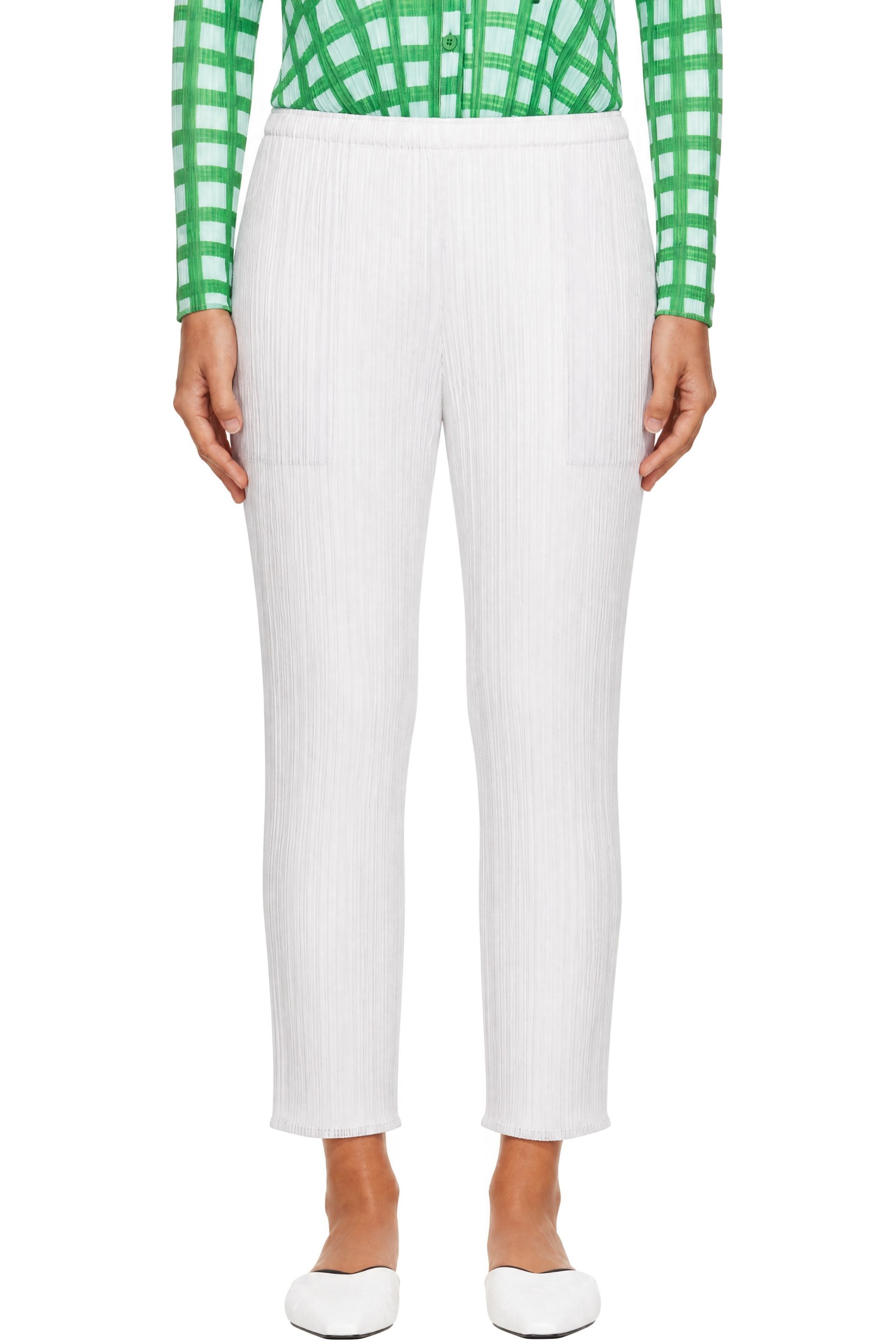 PLEATS PLEASE ISSEY MIYAKE - グレー Basics トラウザーズ