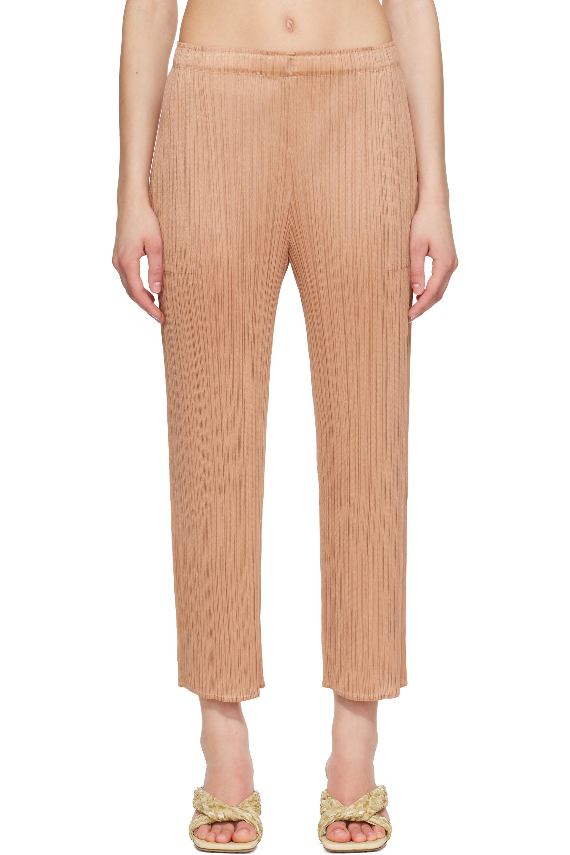 PLEATS PLEASE ISSEY MIYAKE - Pink Monthly Colors June Trousers