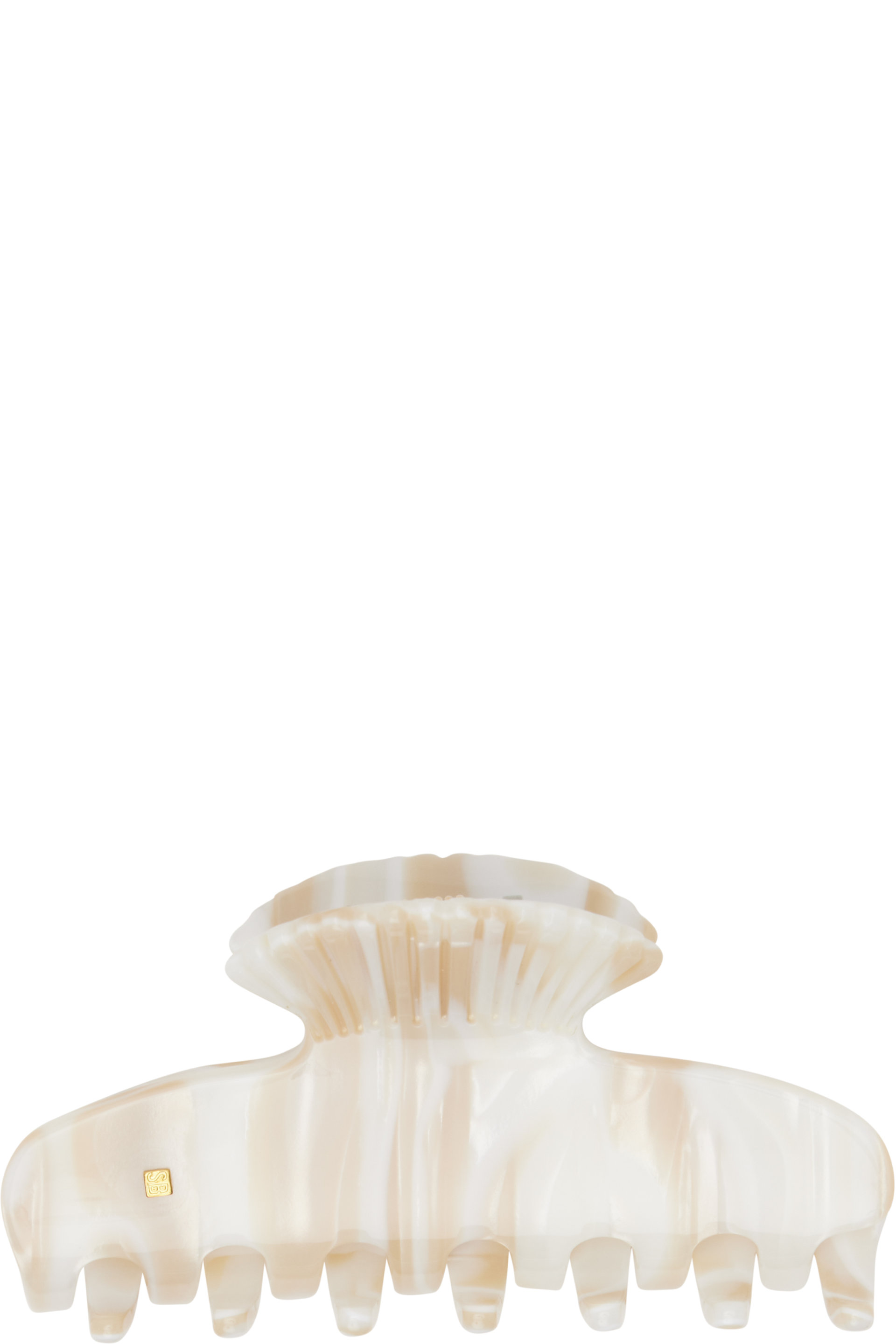 Sophie Buhai - Off-White Small Fan Shell Claw Clip