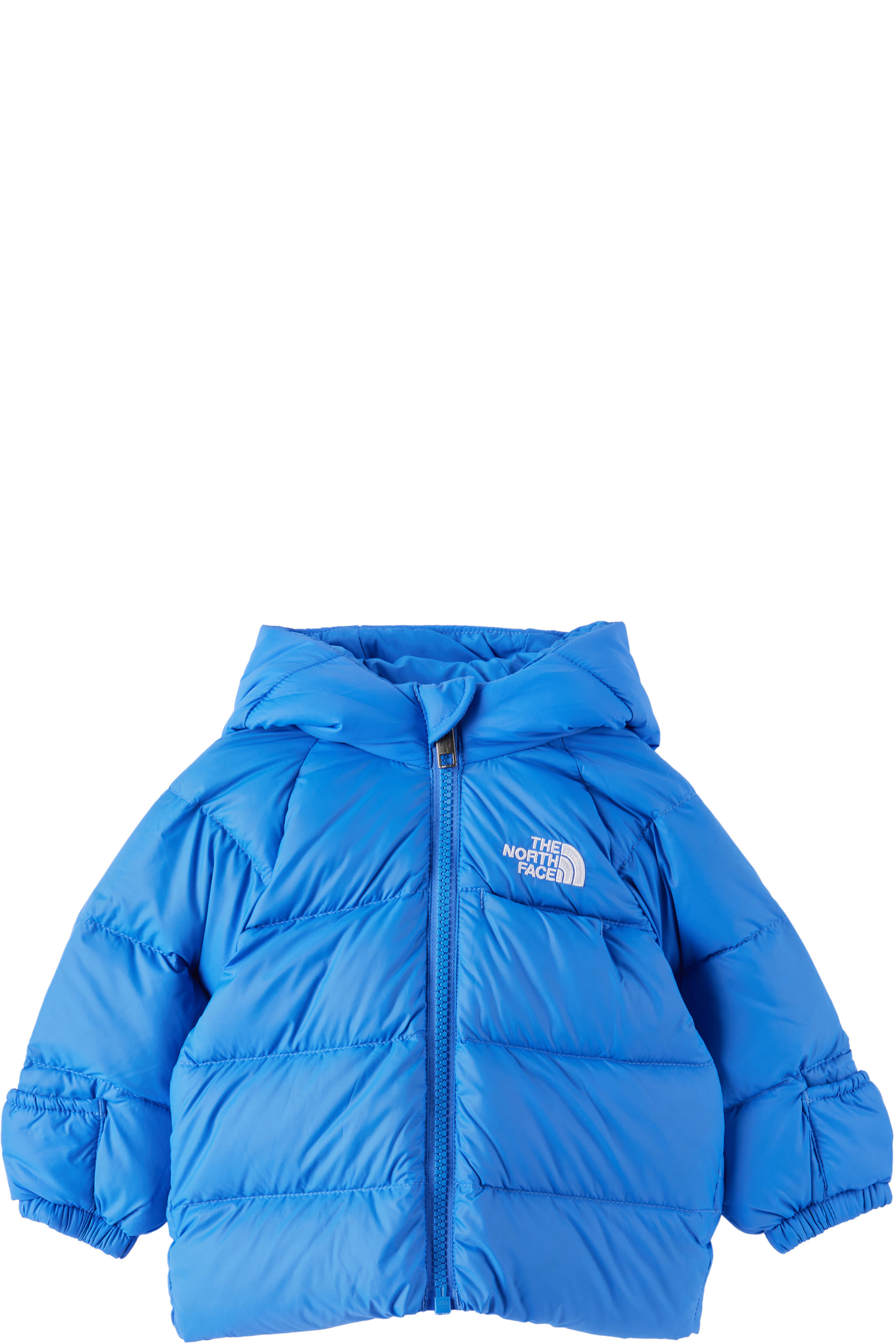 The North Face Kids - Bébé | Blouson bleu rembourré en duvet à capuche - Hydrenalite