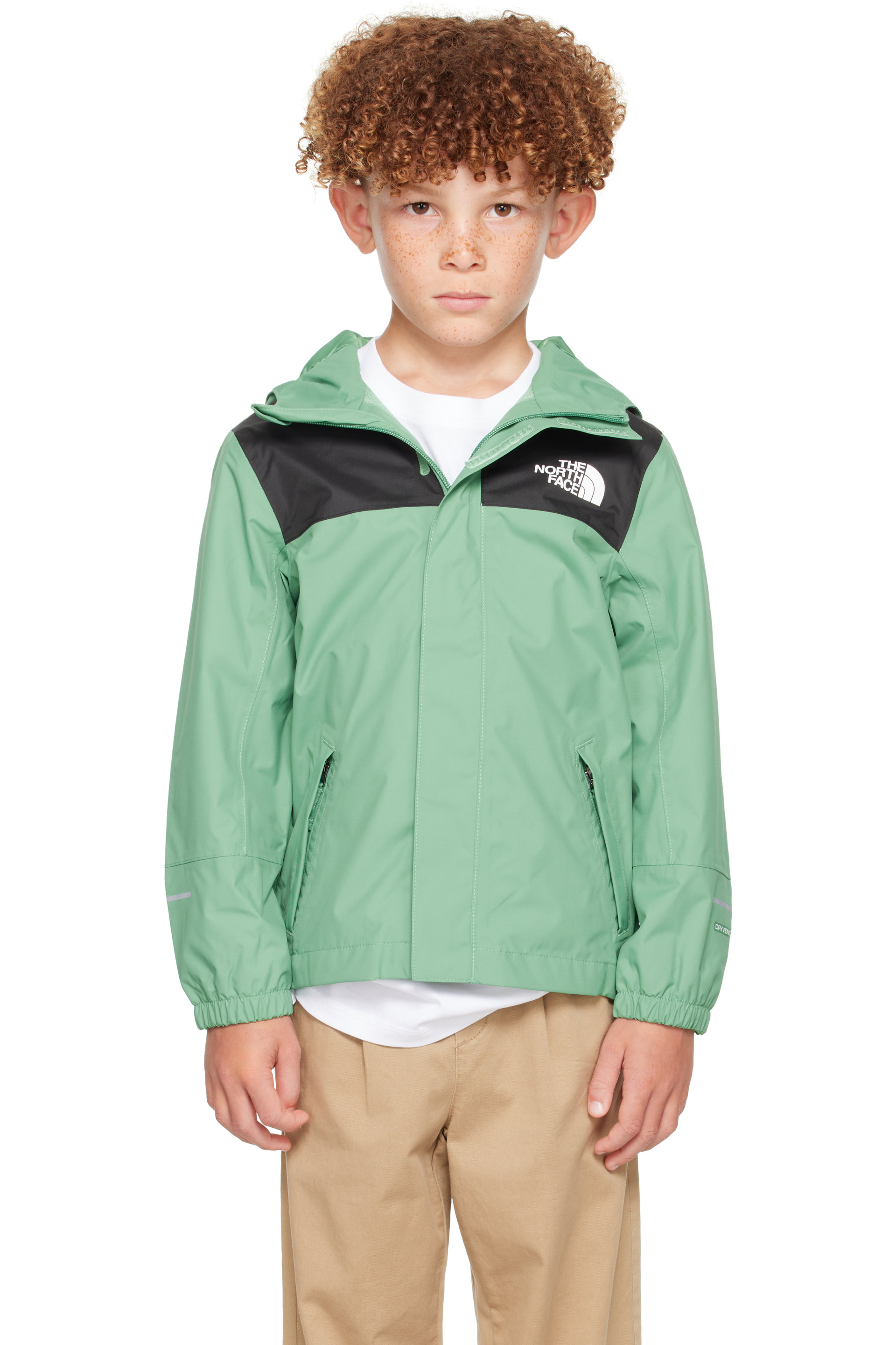 The North Face Kids - Big Kids Green Antora Rain Jacket