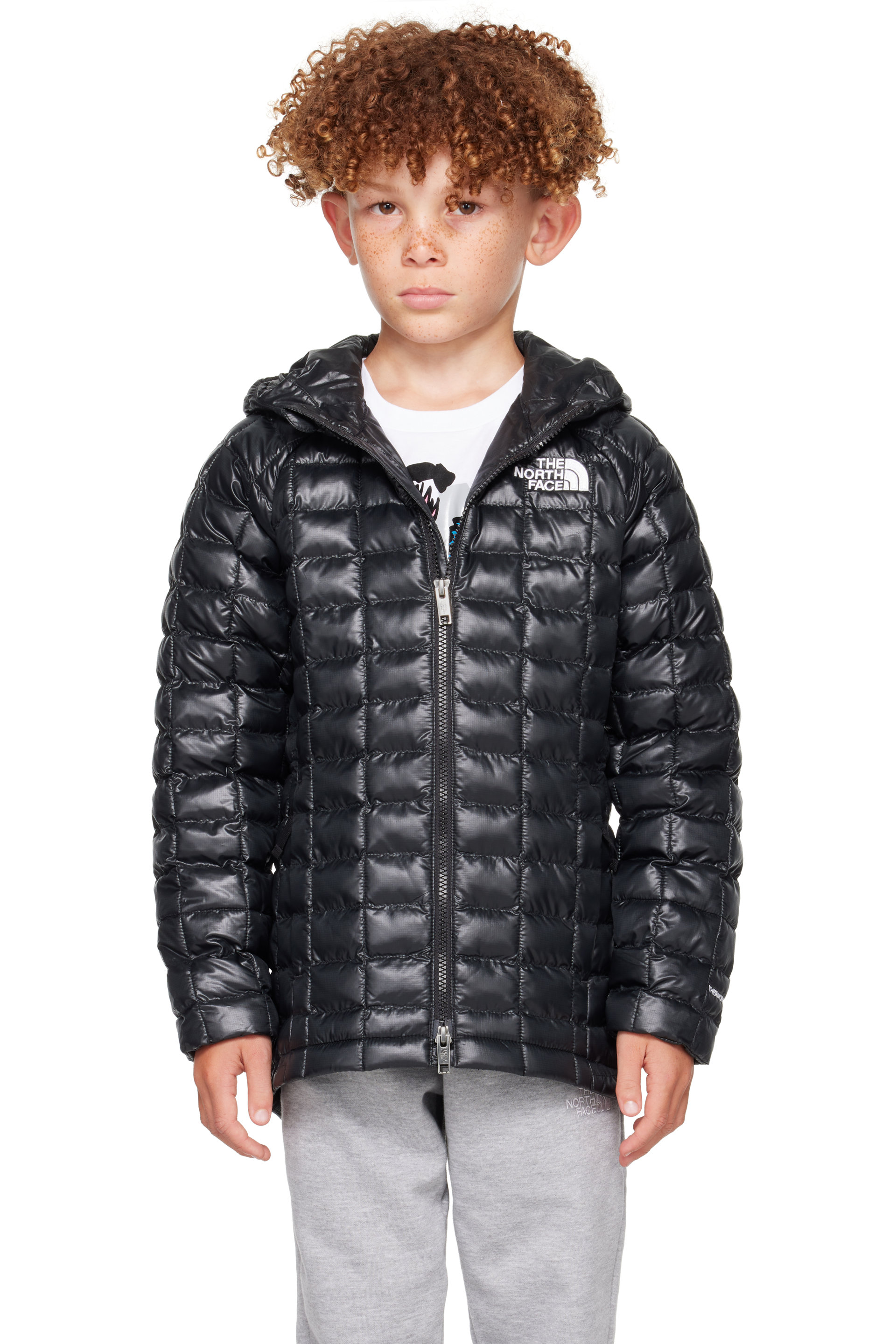 The North Face Kids - Big Kids Black THERMOBALL Parka Jacket