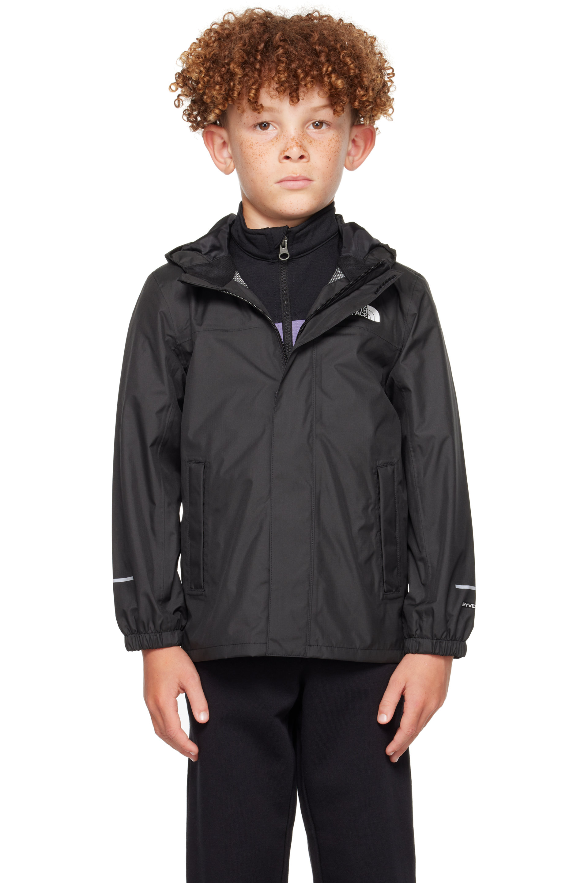 The North Face Kids - Little Kids Black Antora Rain Jacket